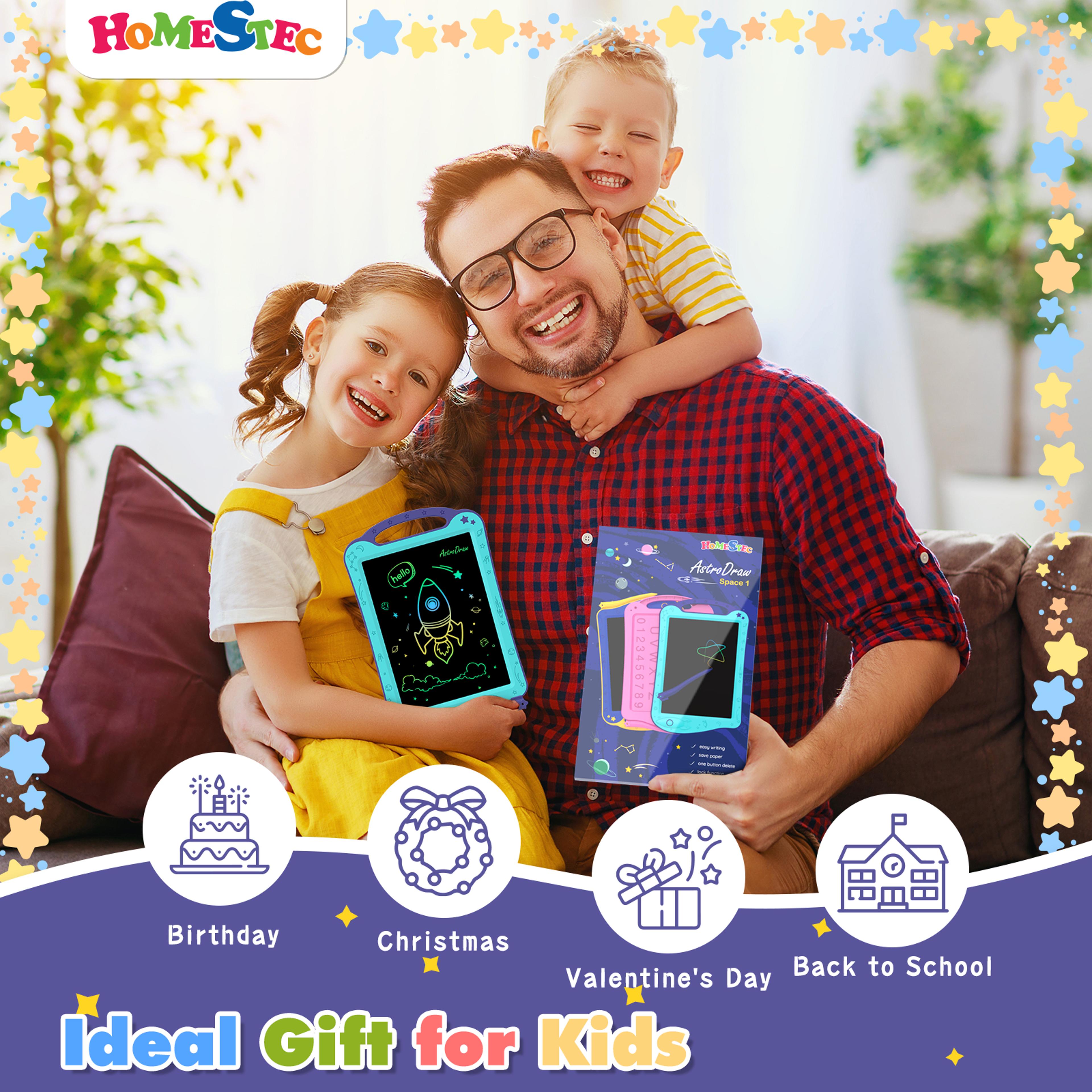 AstroDraw Kids Drawing Tablet Space LCD Doodle Board Travel Learning Toy 3
