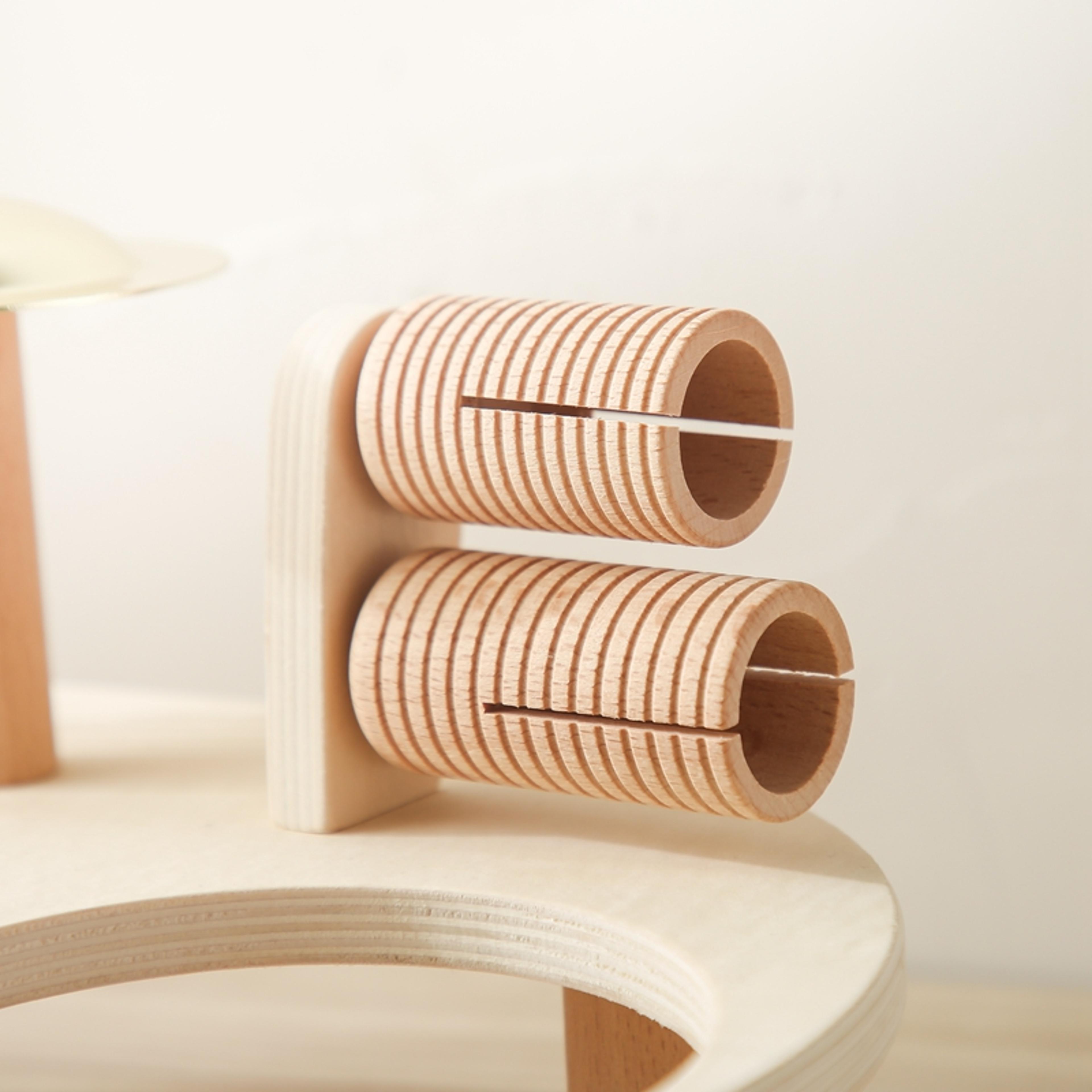 Wooden Montessori Musical Toy Xylophone And Aeolian Bells For Kids 6