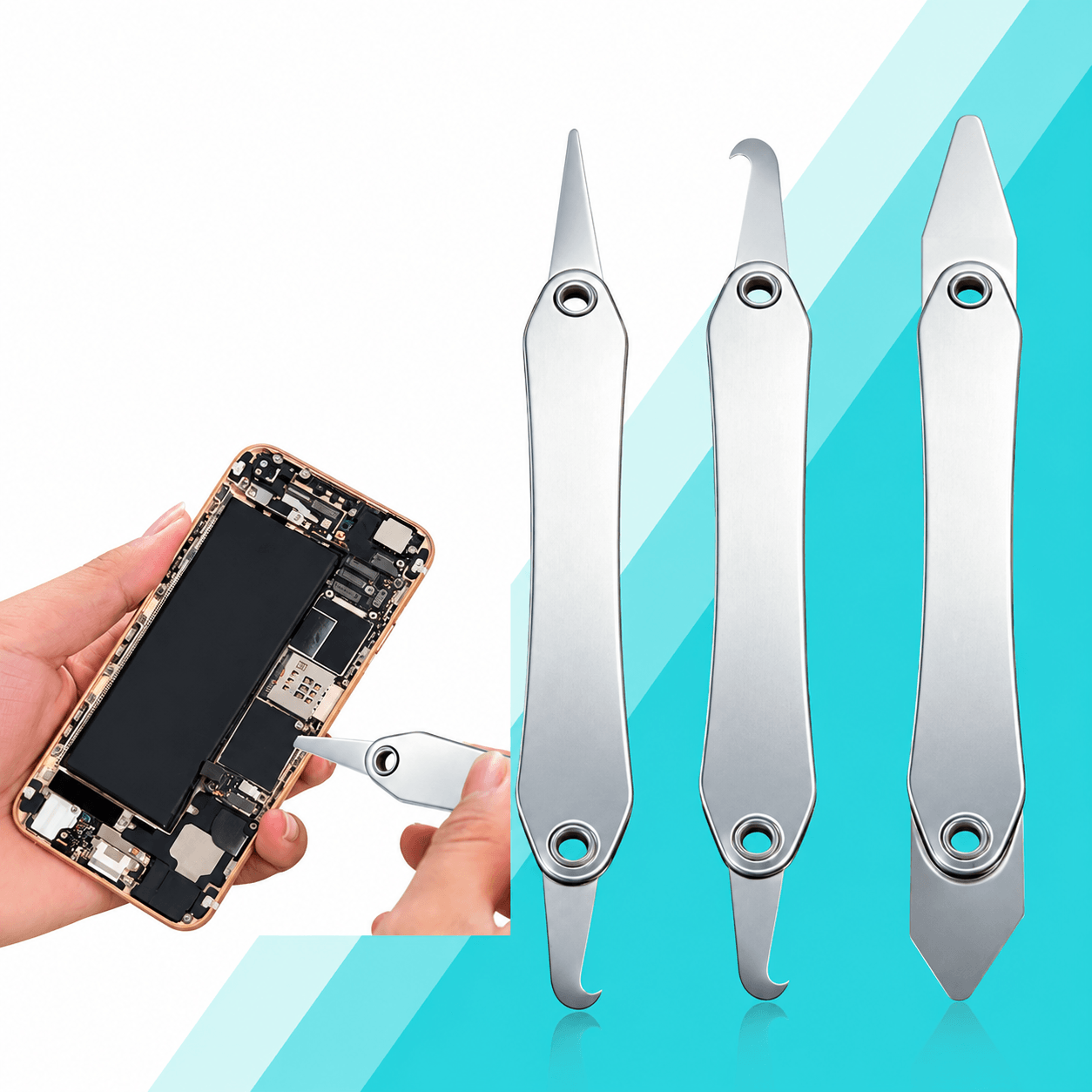 cpu prying knife kit for phone repair ic chip removal and bga repair