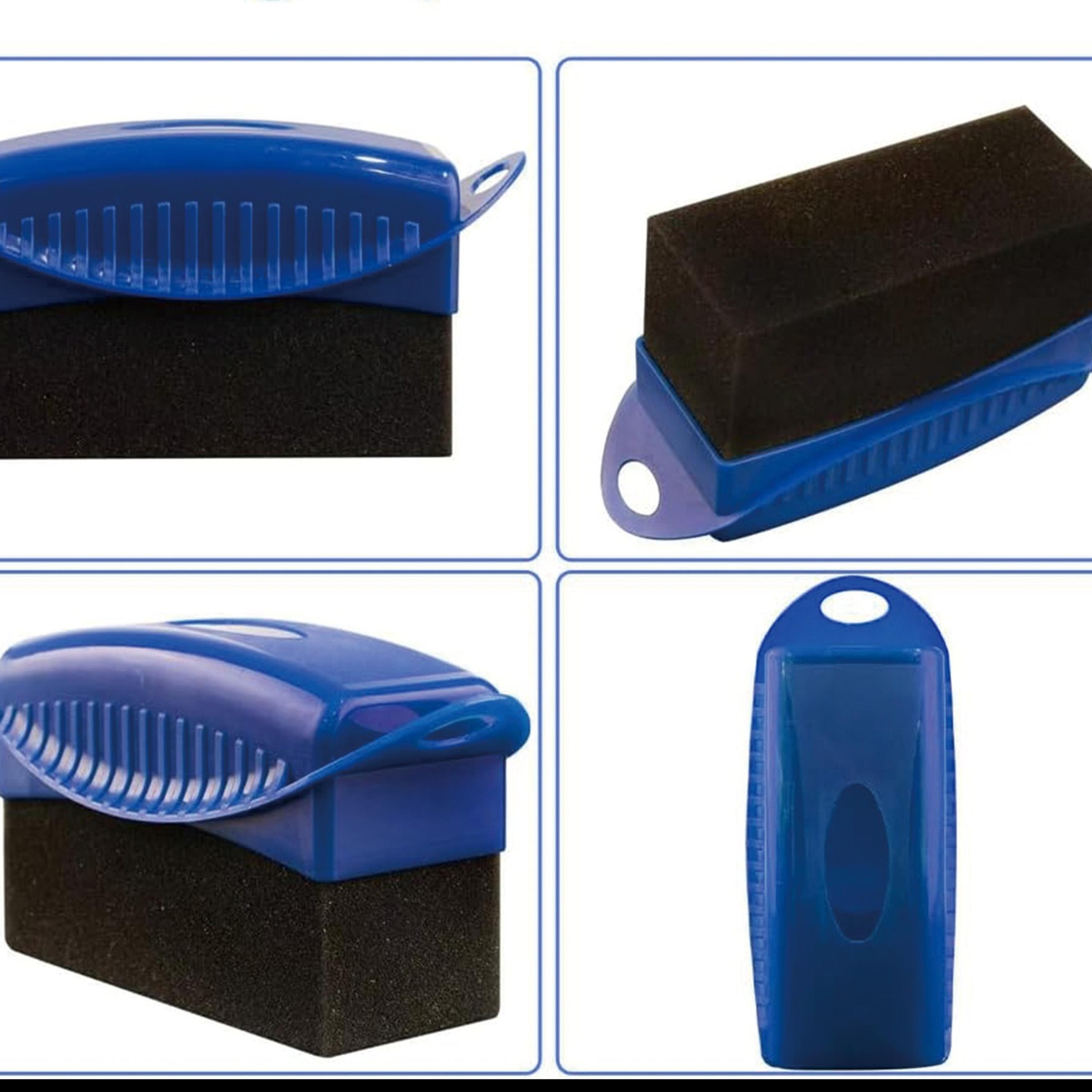 2pcs wheel cleaning sponge rim detailing and tire polishing pads