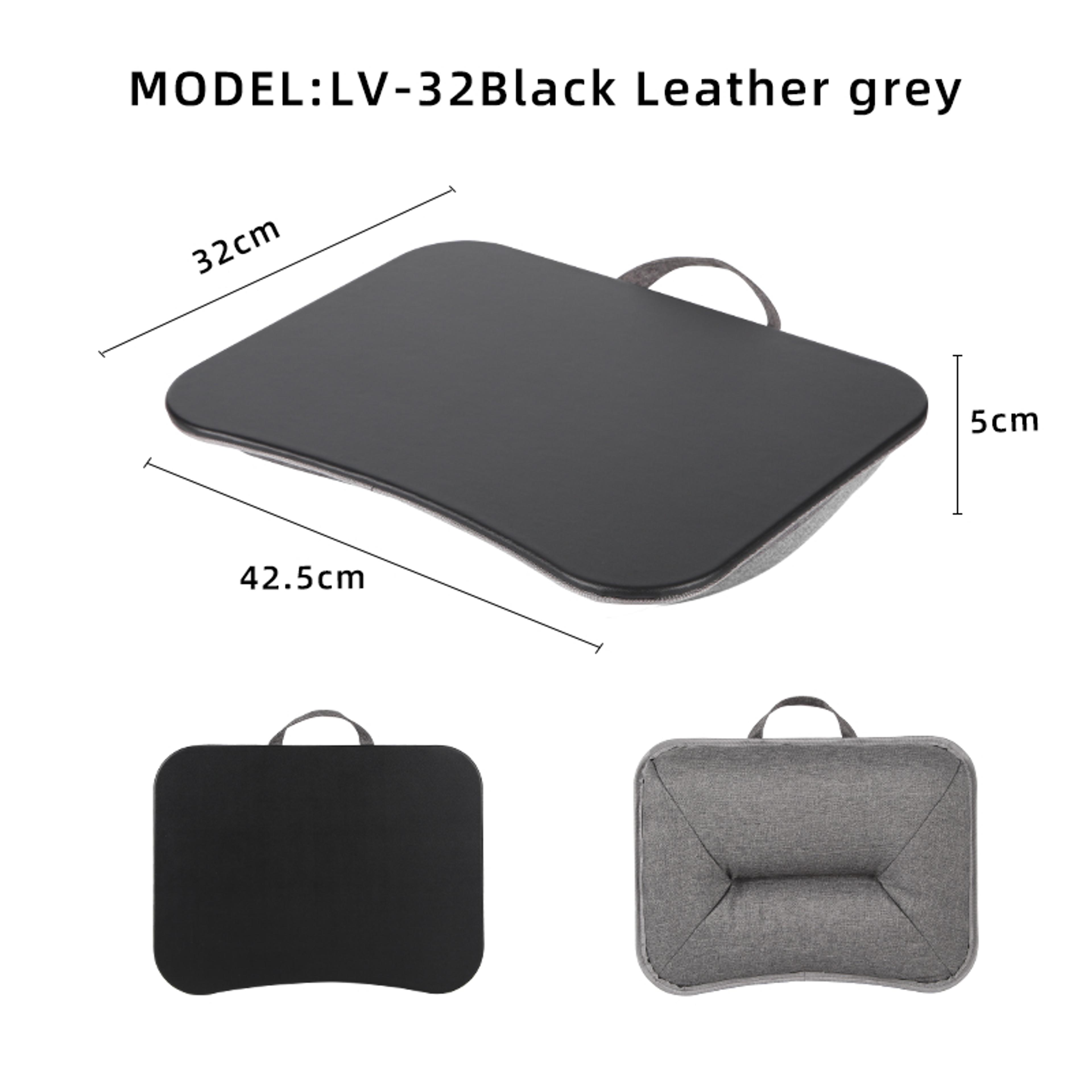 Portable Cushioned Laptop Lap Desk With Hard Mouse Pad And Wood Tray 5
