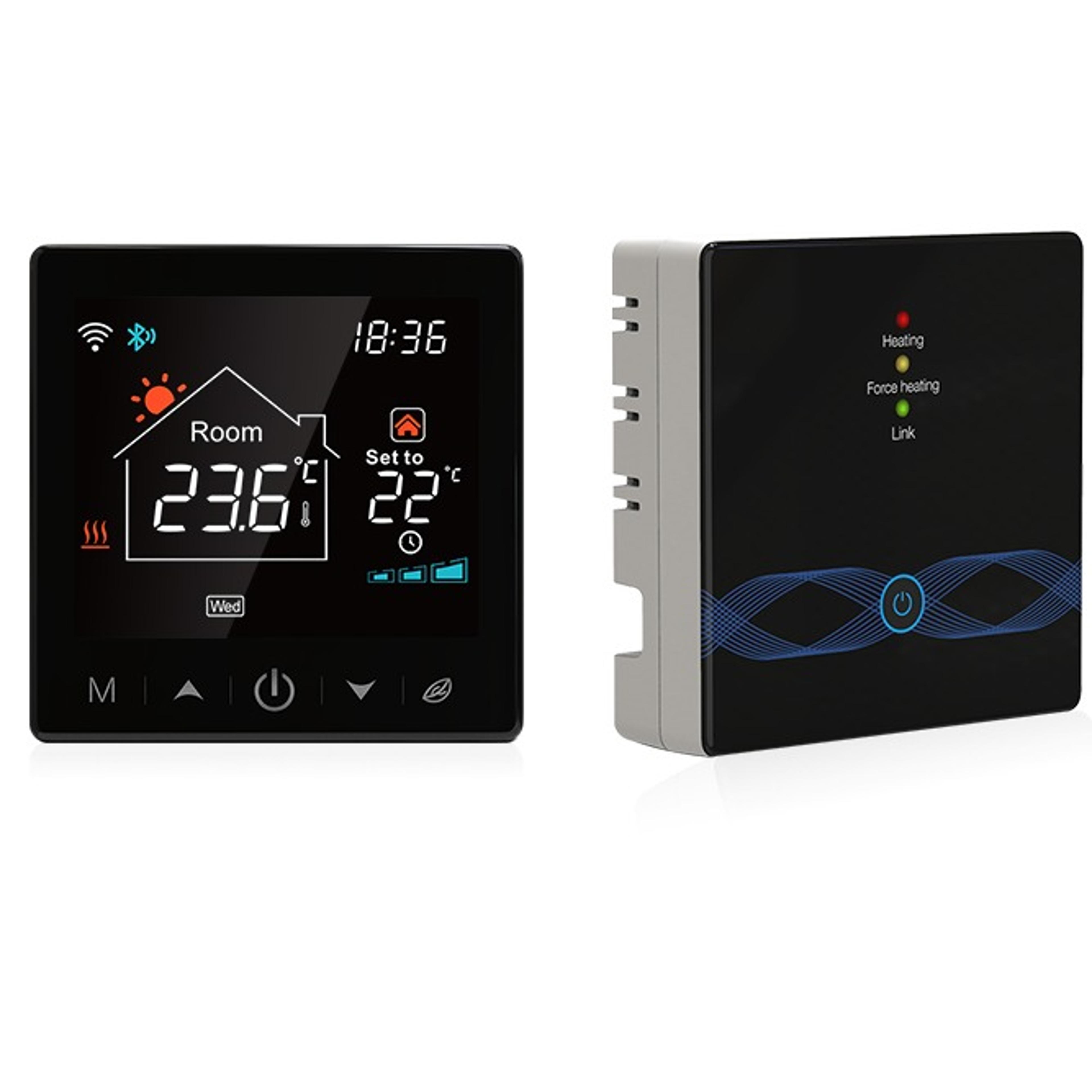 tuya wifi wireless smart thermostat rf433 gas boiler floor heating controller