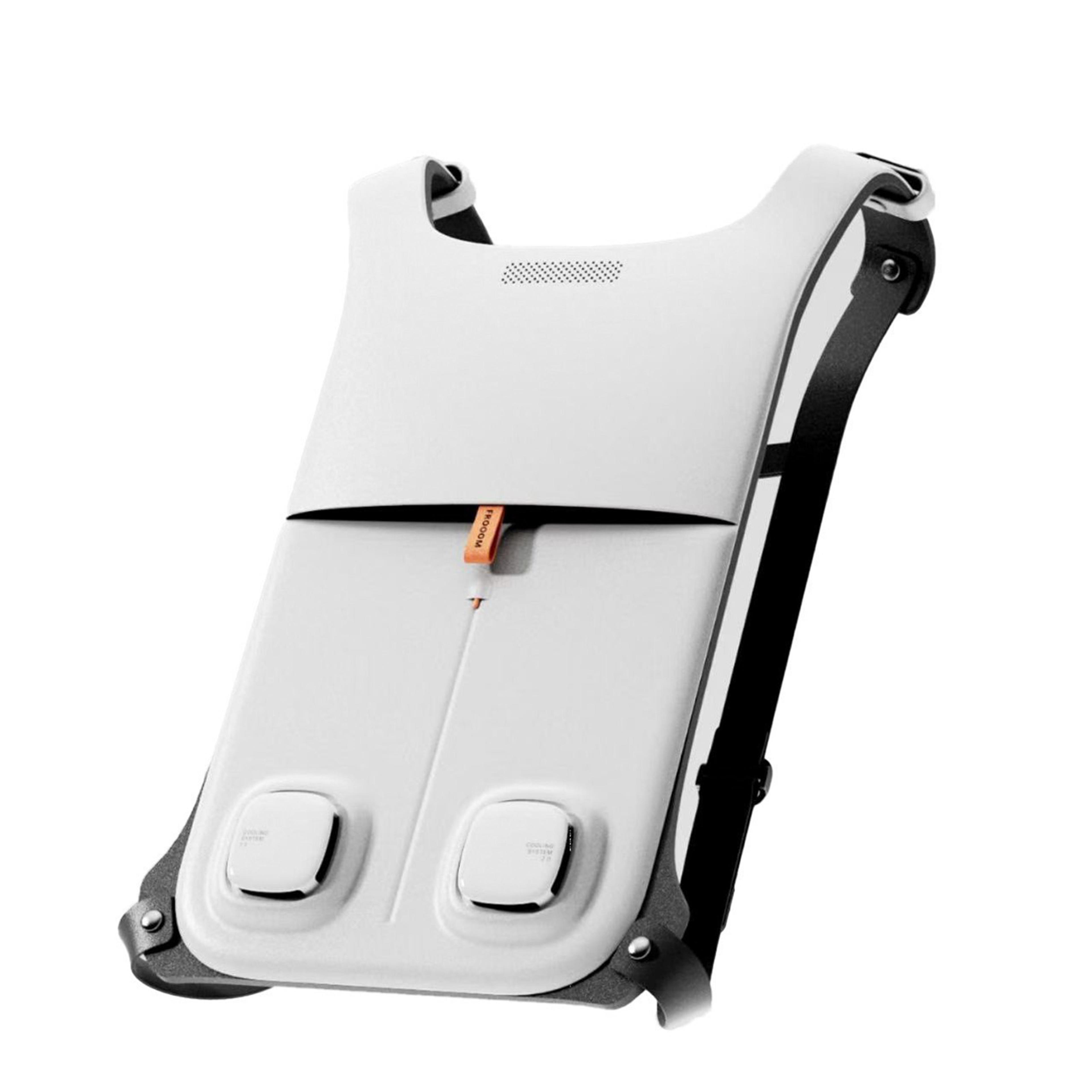 semiconductor cooling vest with dual fans for outdoor work and summer heat