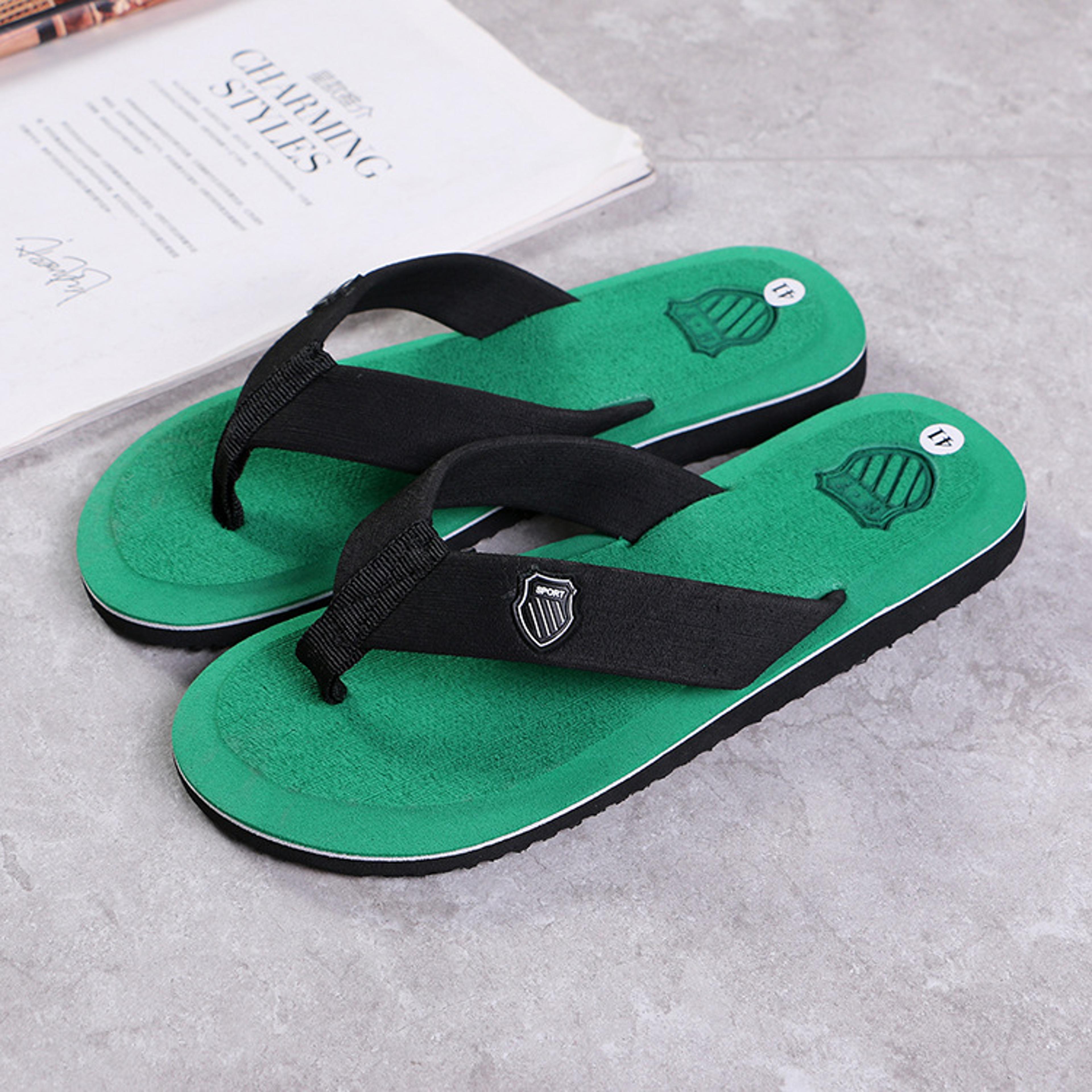 men's eva beach slippers non-slip lightweight summer slides