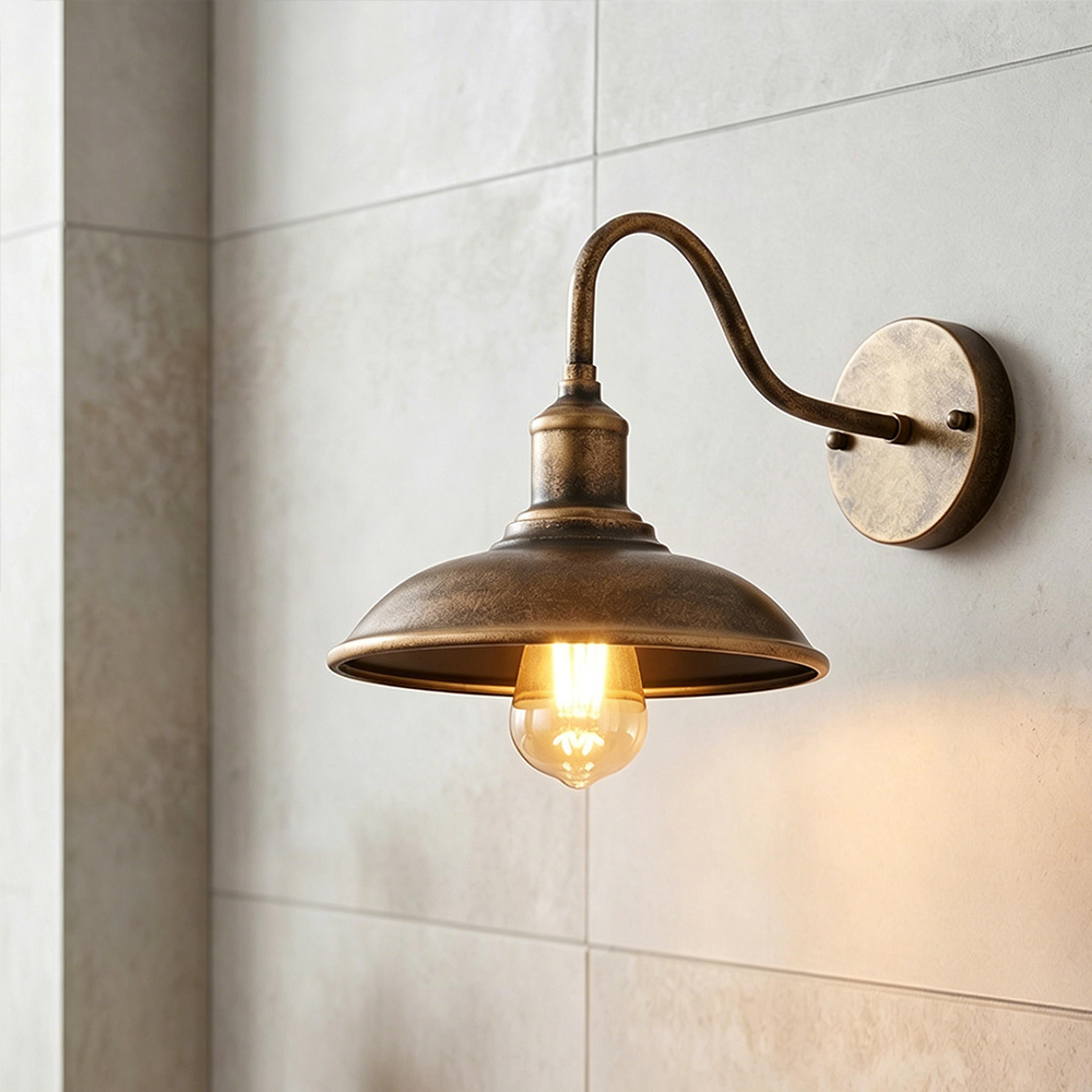 ip65 outdoor led wall lamp e27 iron wall sconce