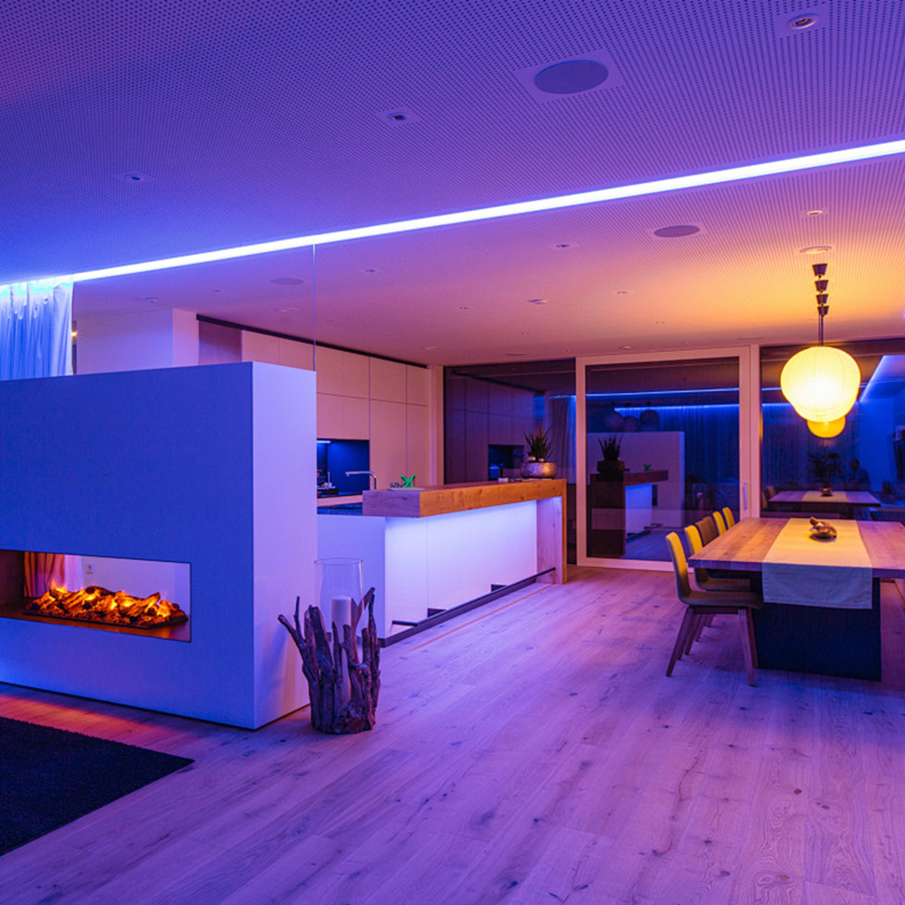 100ft rgb led strip lights with music sync remote and app control