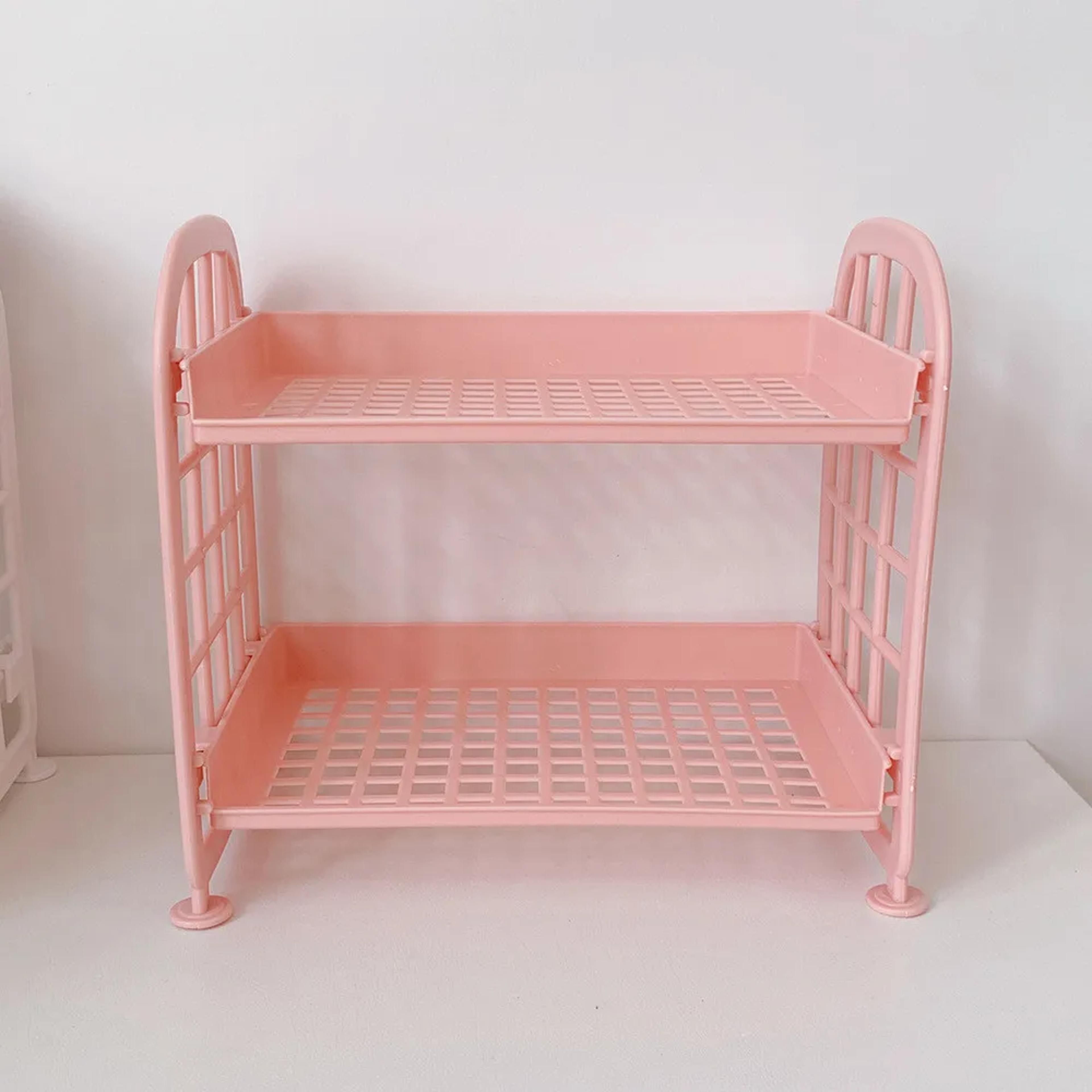 desktop stationery organizer plastic storage shelf for office dorm and desk accessories