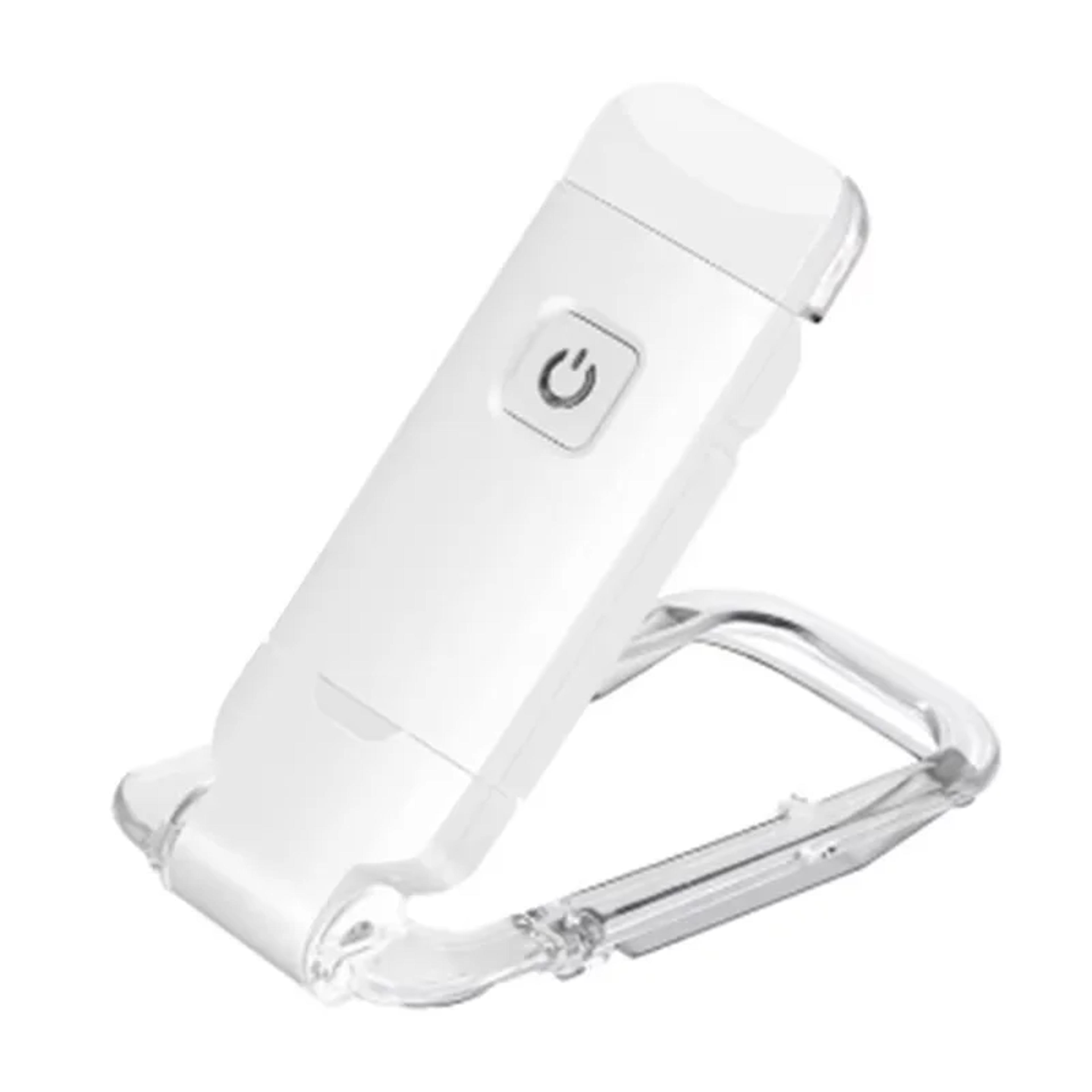 portable led book reading light with clip usb charging and adjustable length