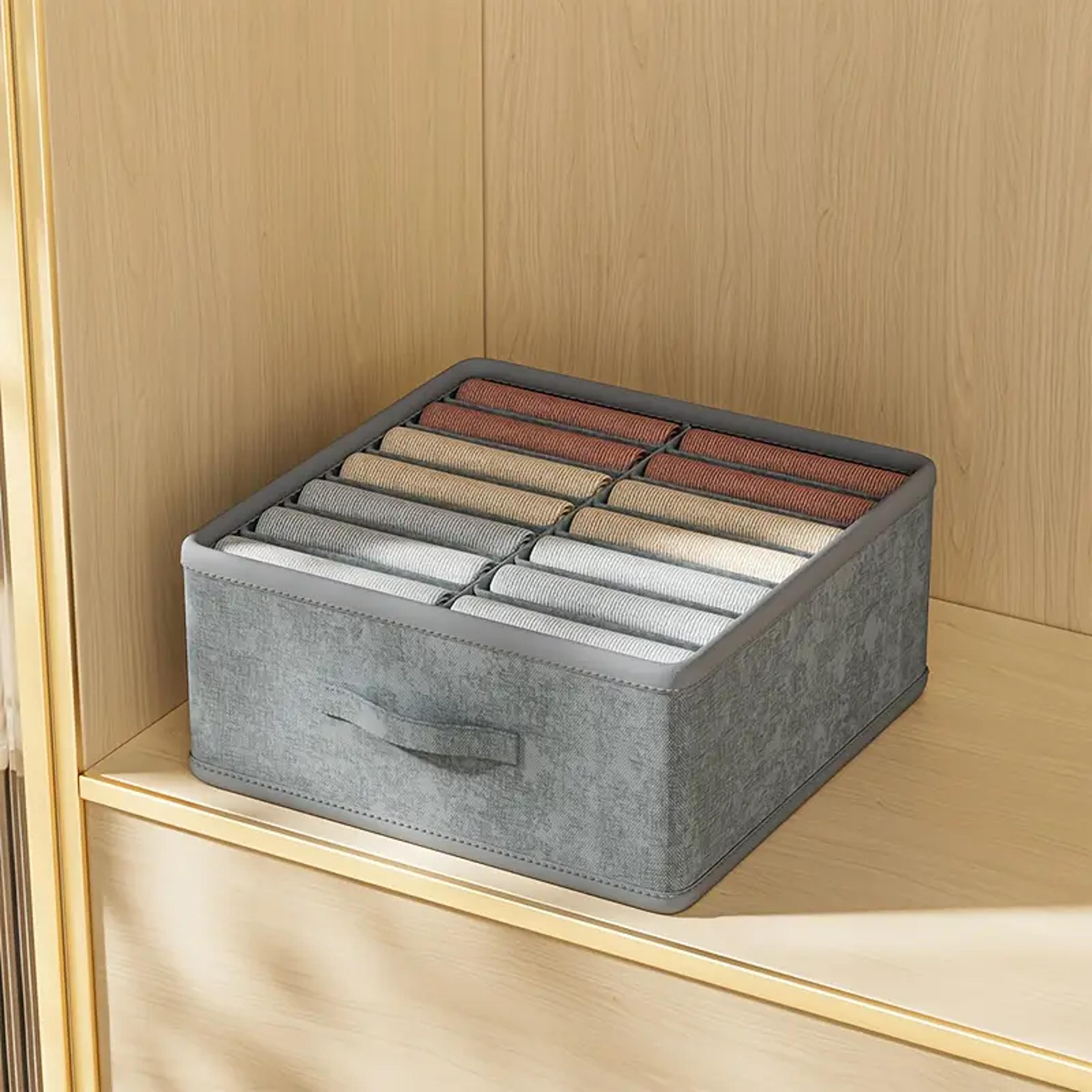 wardrobe clothes organizer polyester drawer storage box for pants sweaters and t-shirts