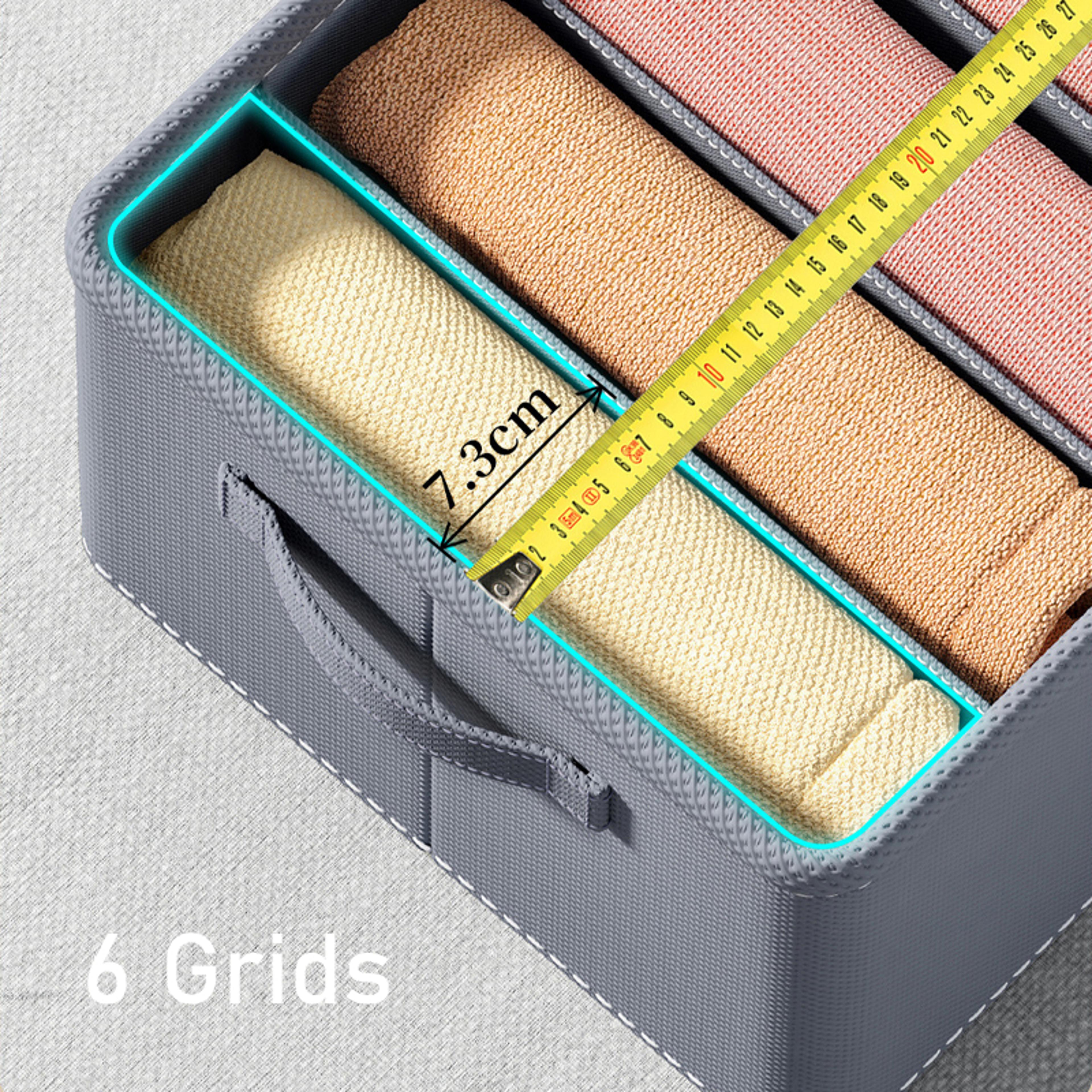 Foldable Pants Storage Organizer With 6 7 Or 9 Grids And BuiltIn PP Board 4