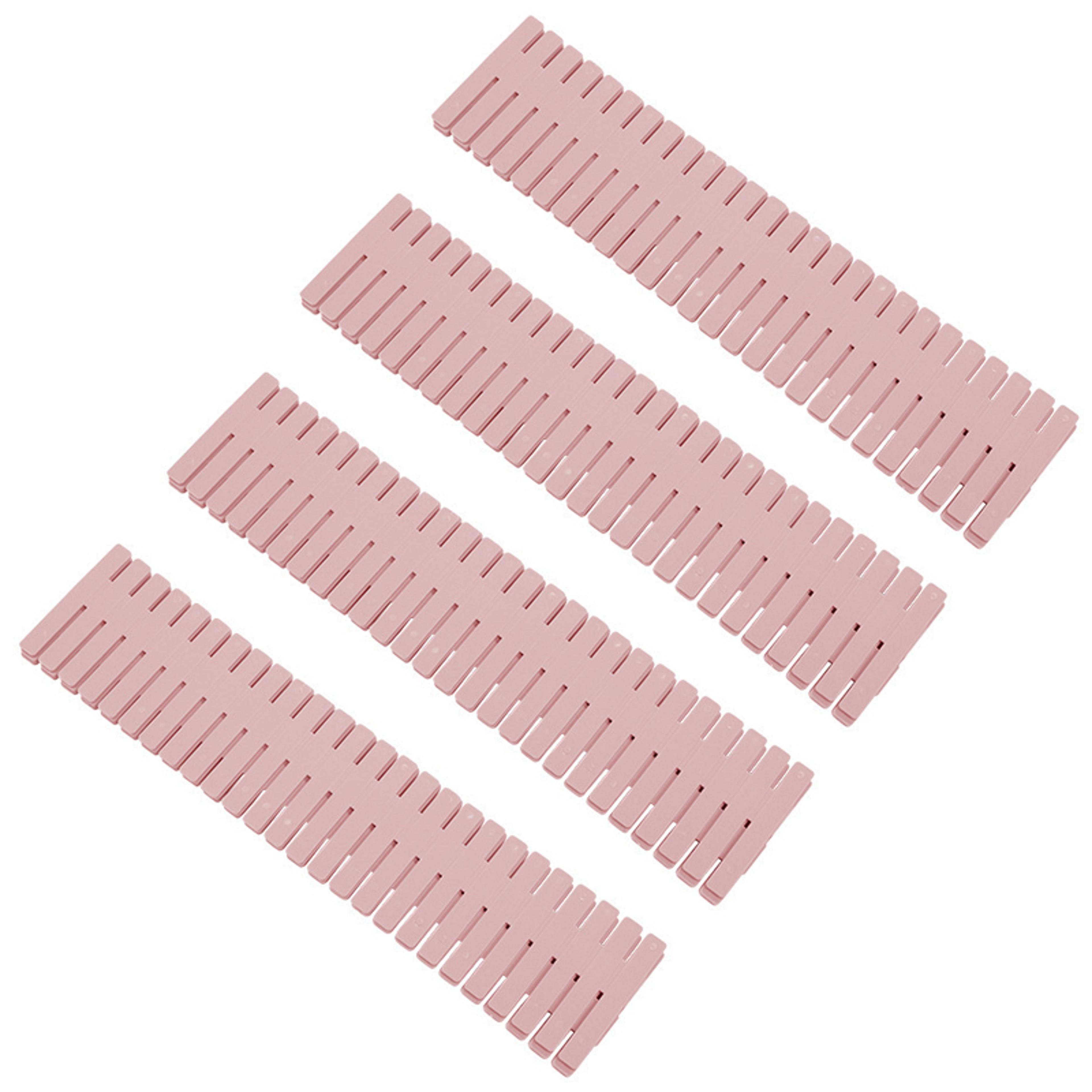 4-piece adjustable drawer dividers set for underwear socks cosmetics and sundries