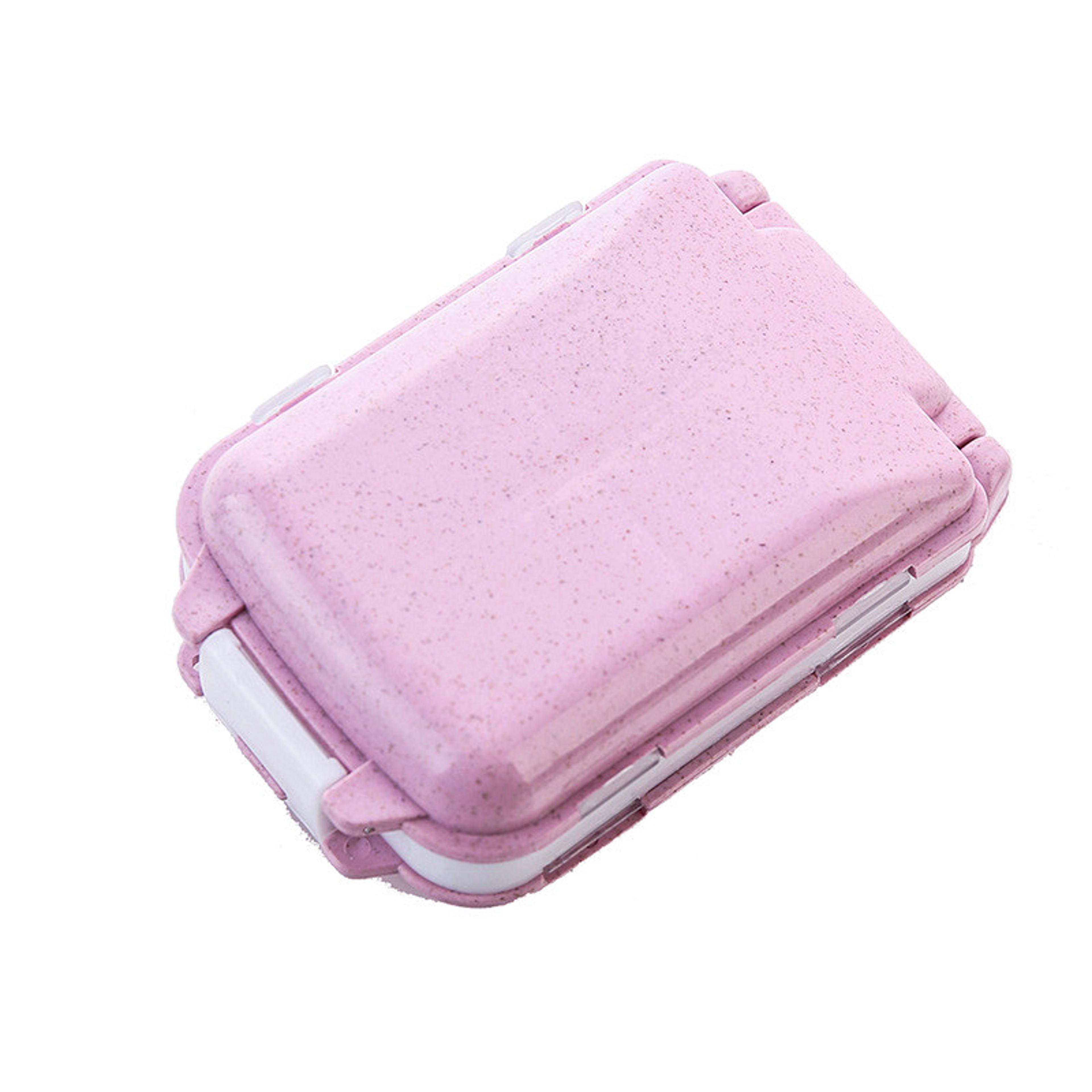 weekly pill organizer with 8 grids portable travel pill case