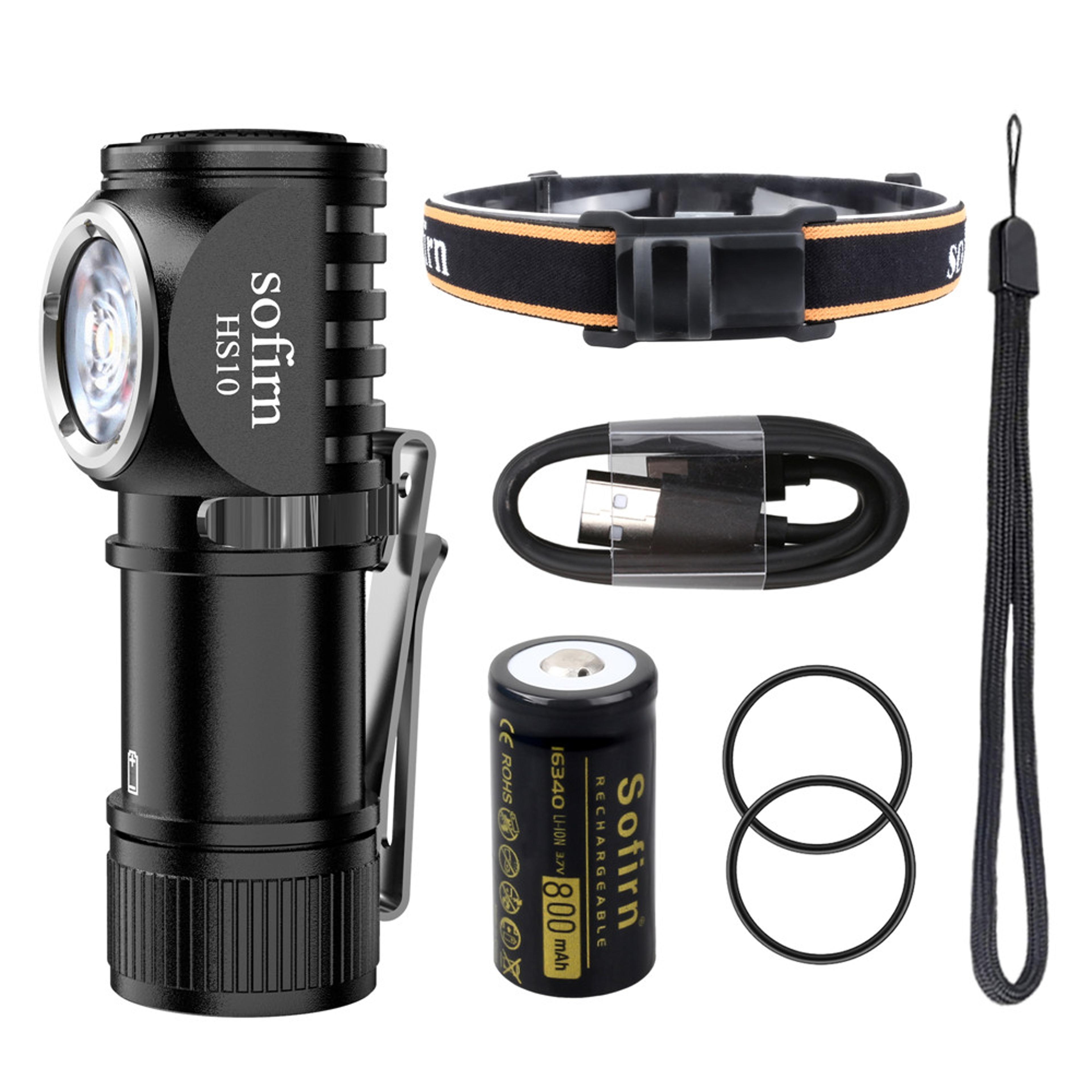 usb c rechargeable mini headlamp 1100 lumens with magnetic tailcap