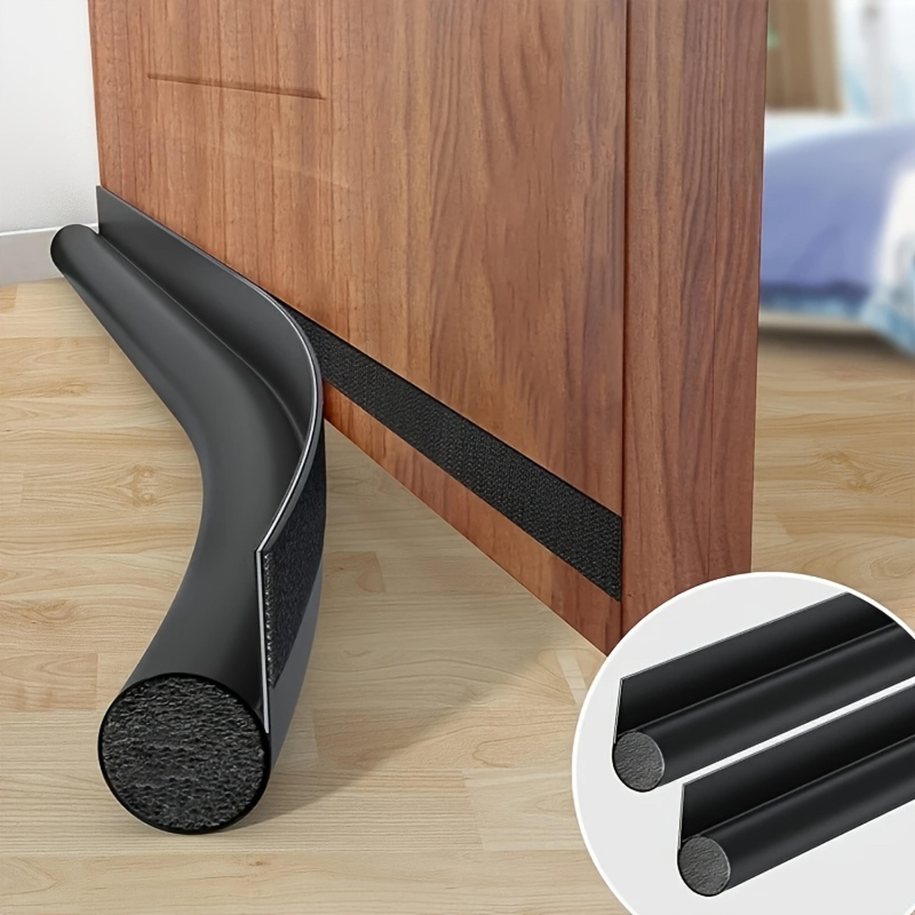 self adhesive under door draft stopper soundproof dustproof door bottom seal 37.8 x 3.1 in