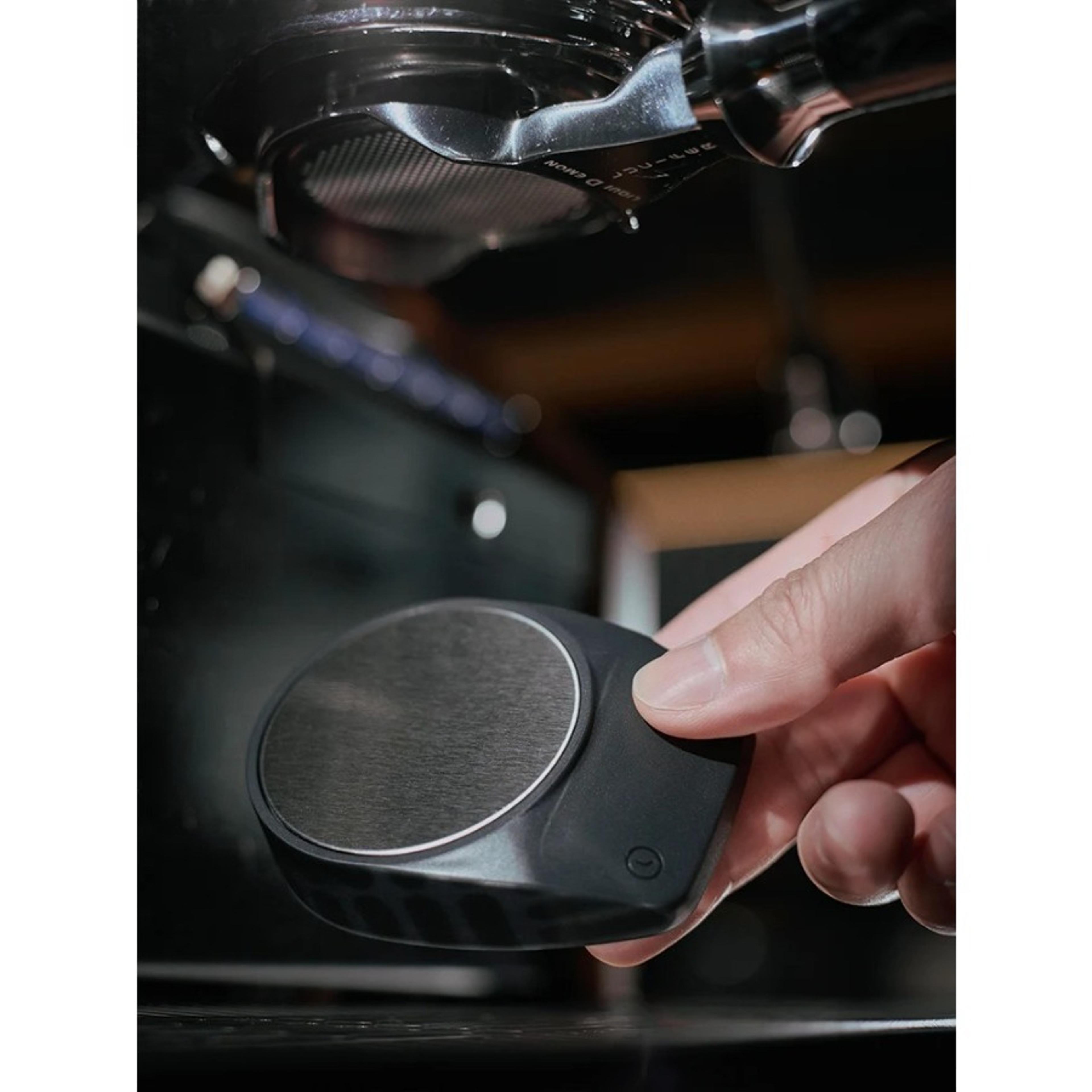 mini electronic coffee scale with weighing timer and portable design