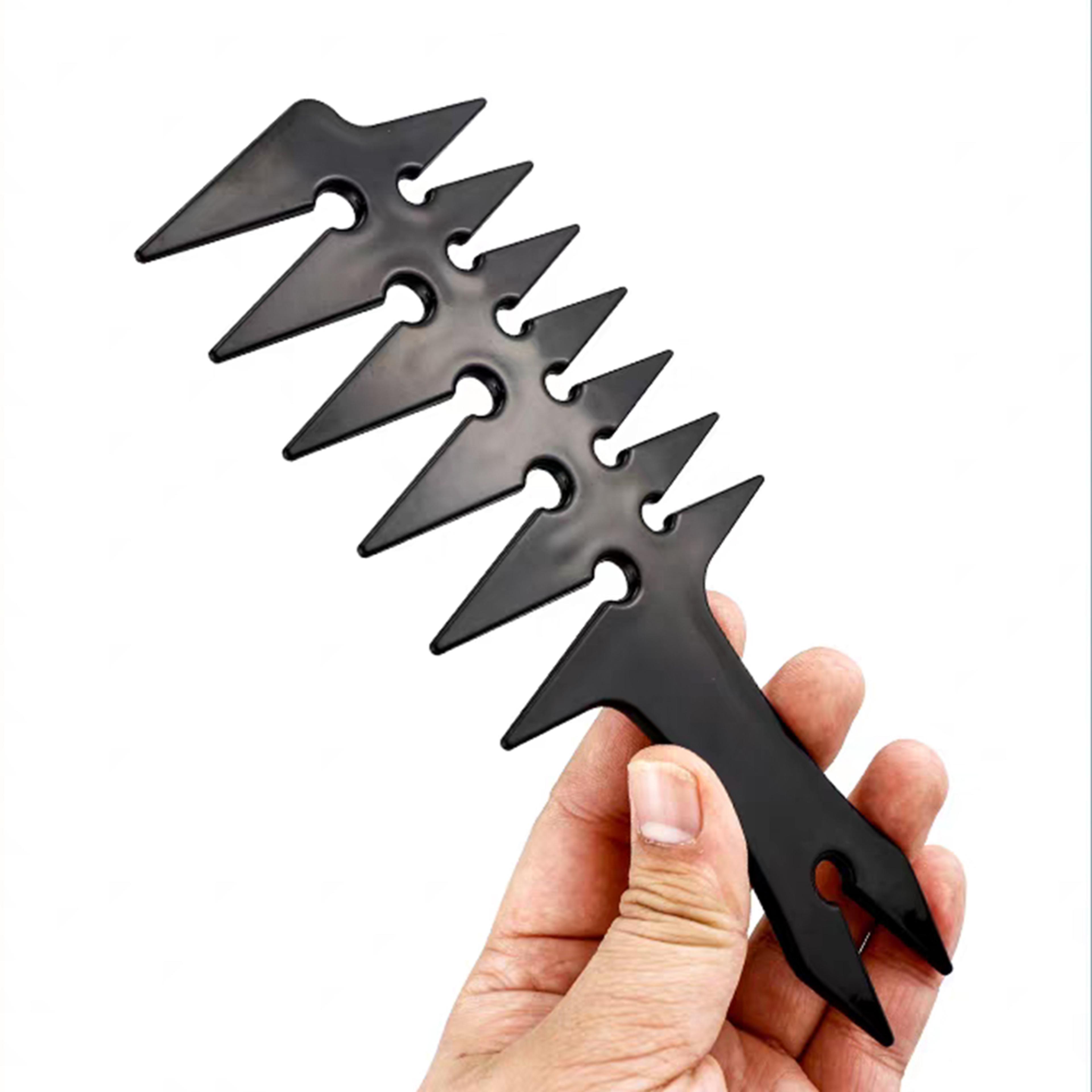 men's double-sided fishbone styling comb for hair and beard grooming