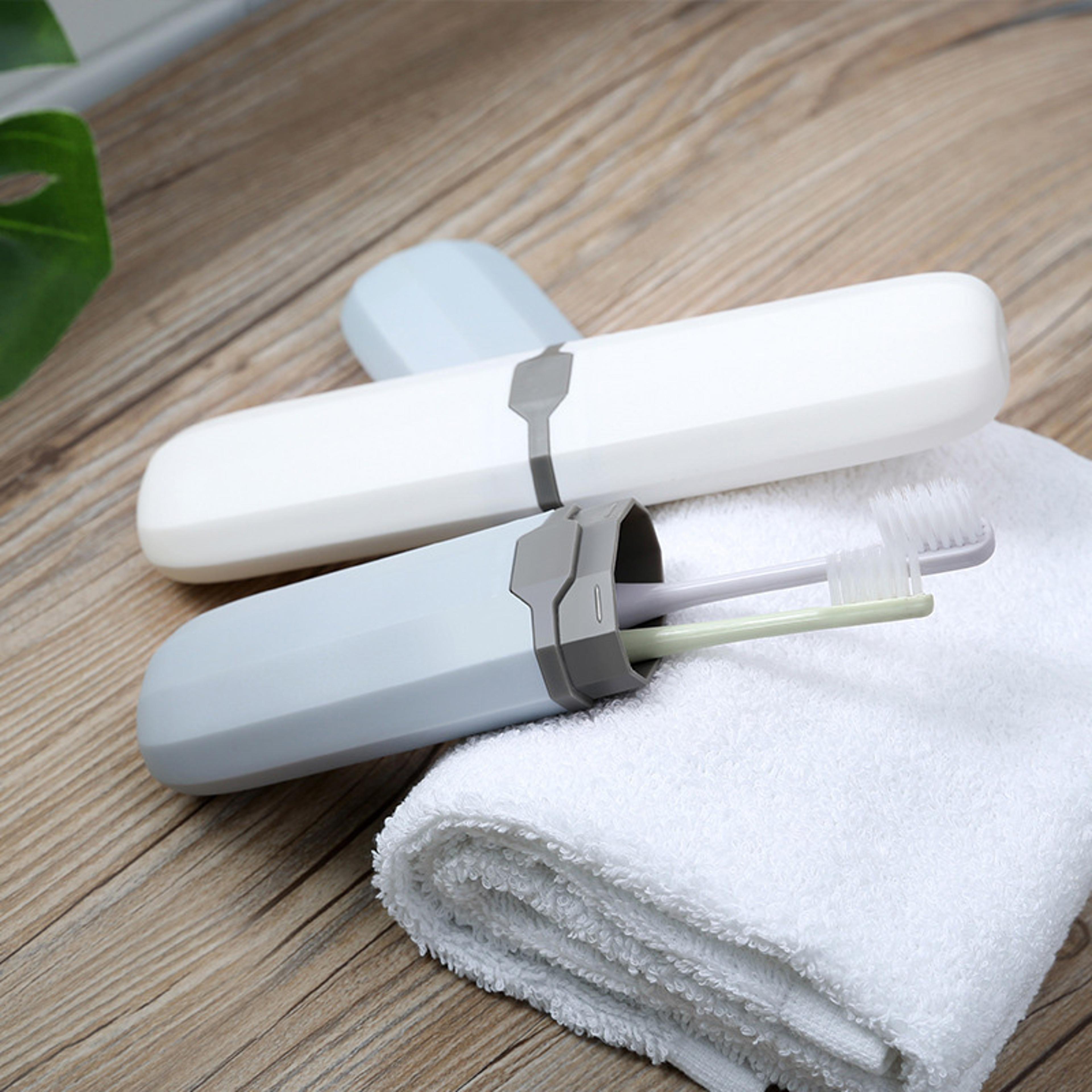 portable toothbrush travel case waterproof abs toothbrush holder cover for camping and daily use