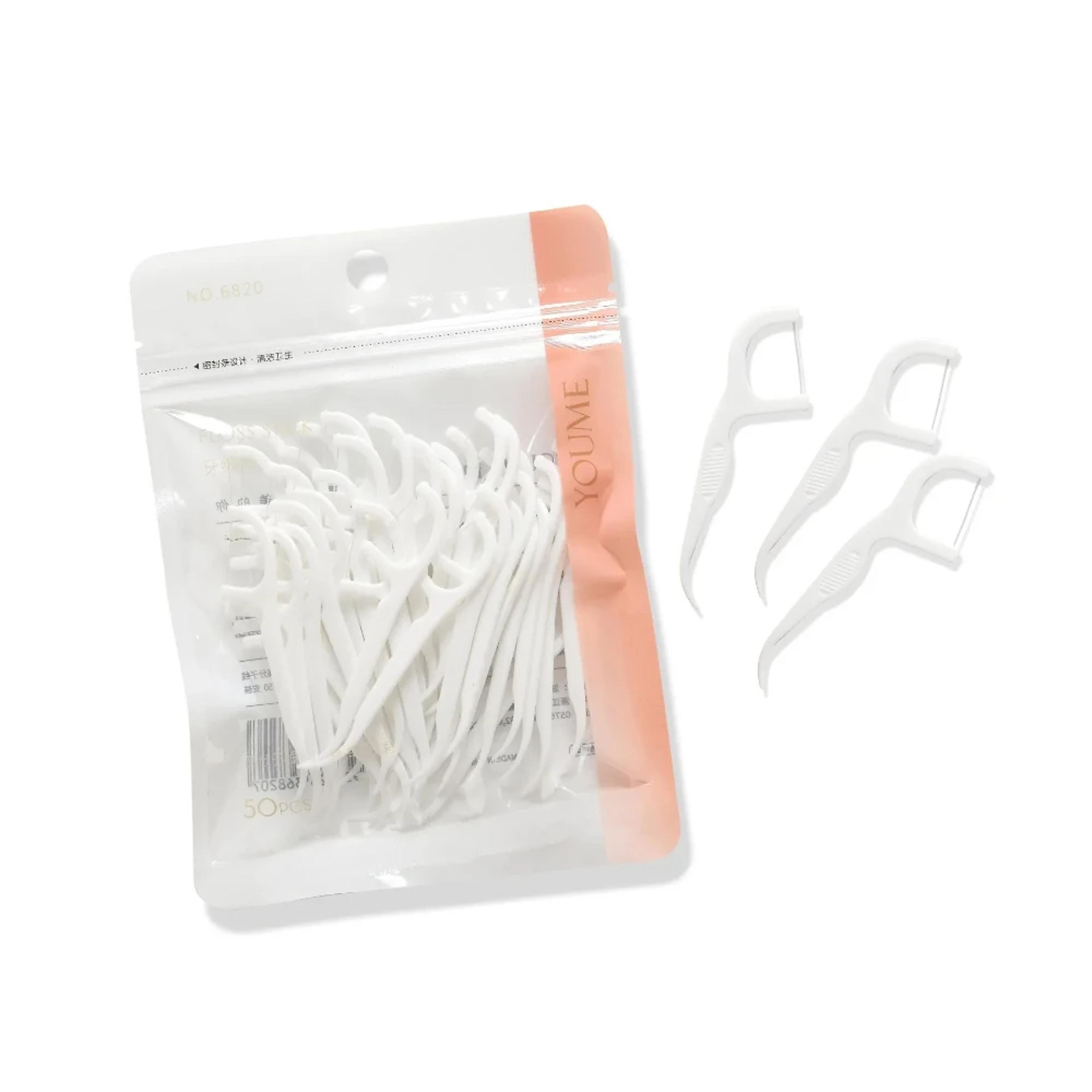 disposable dental floss sticks portable interdental cleaners for daily oral hygiene