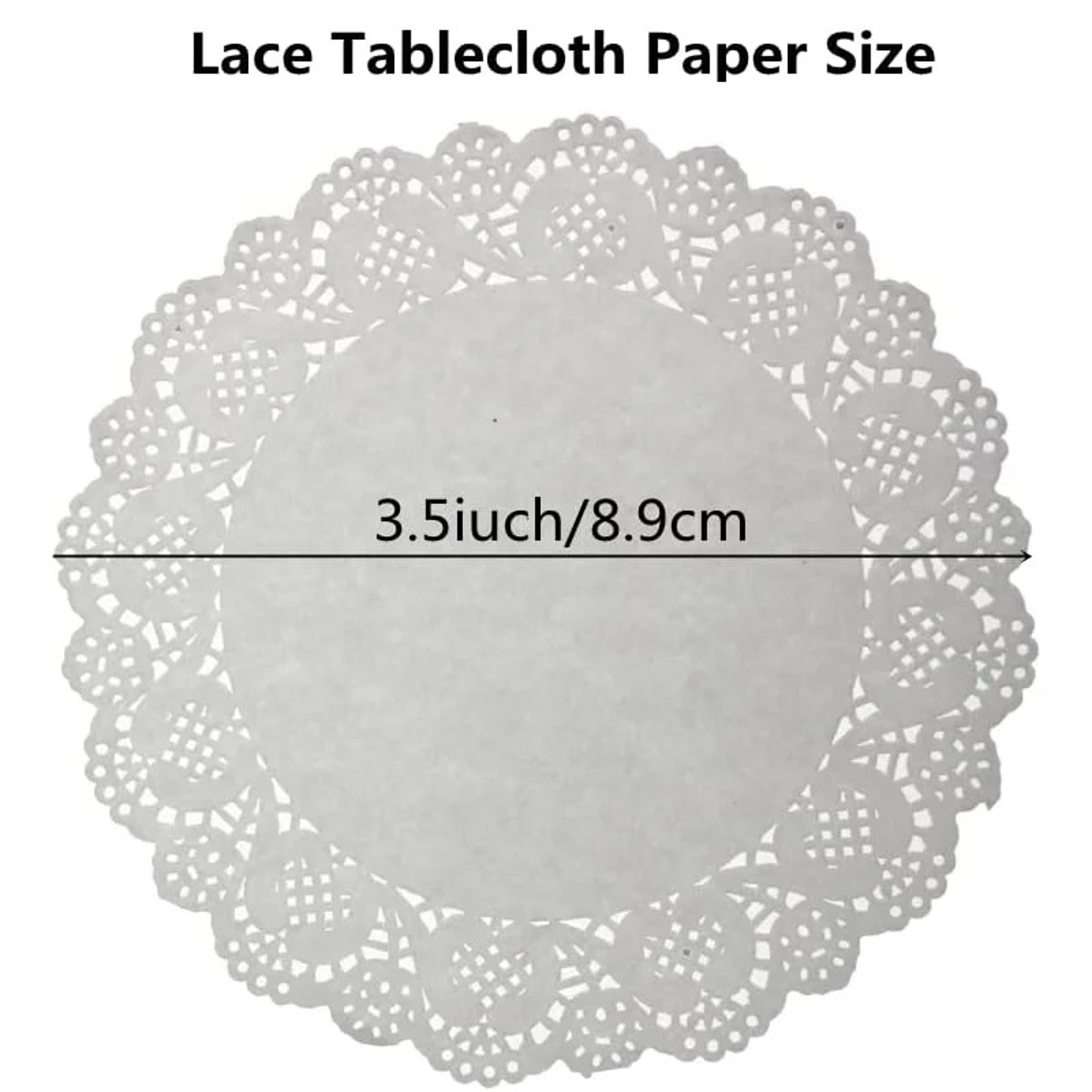 35 Inch Round Lace Doilies Decorative Disposable Dessert Mats For Parties And Weddings 4