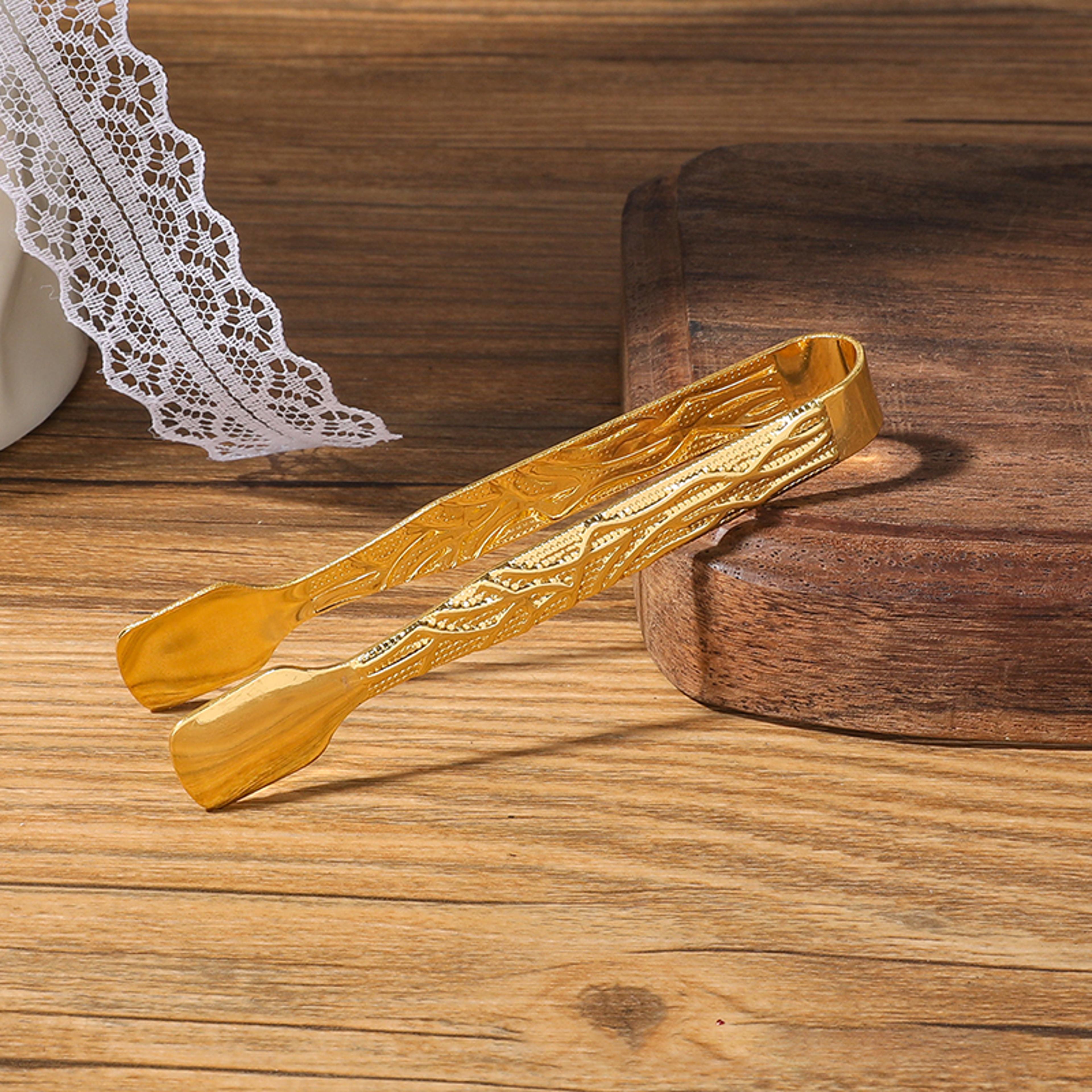 gold electroplated stainless steel incense holder clip for aromatherapy