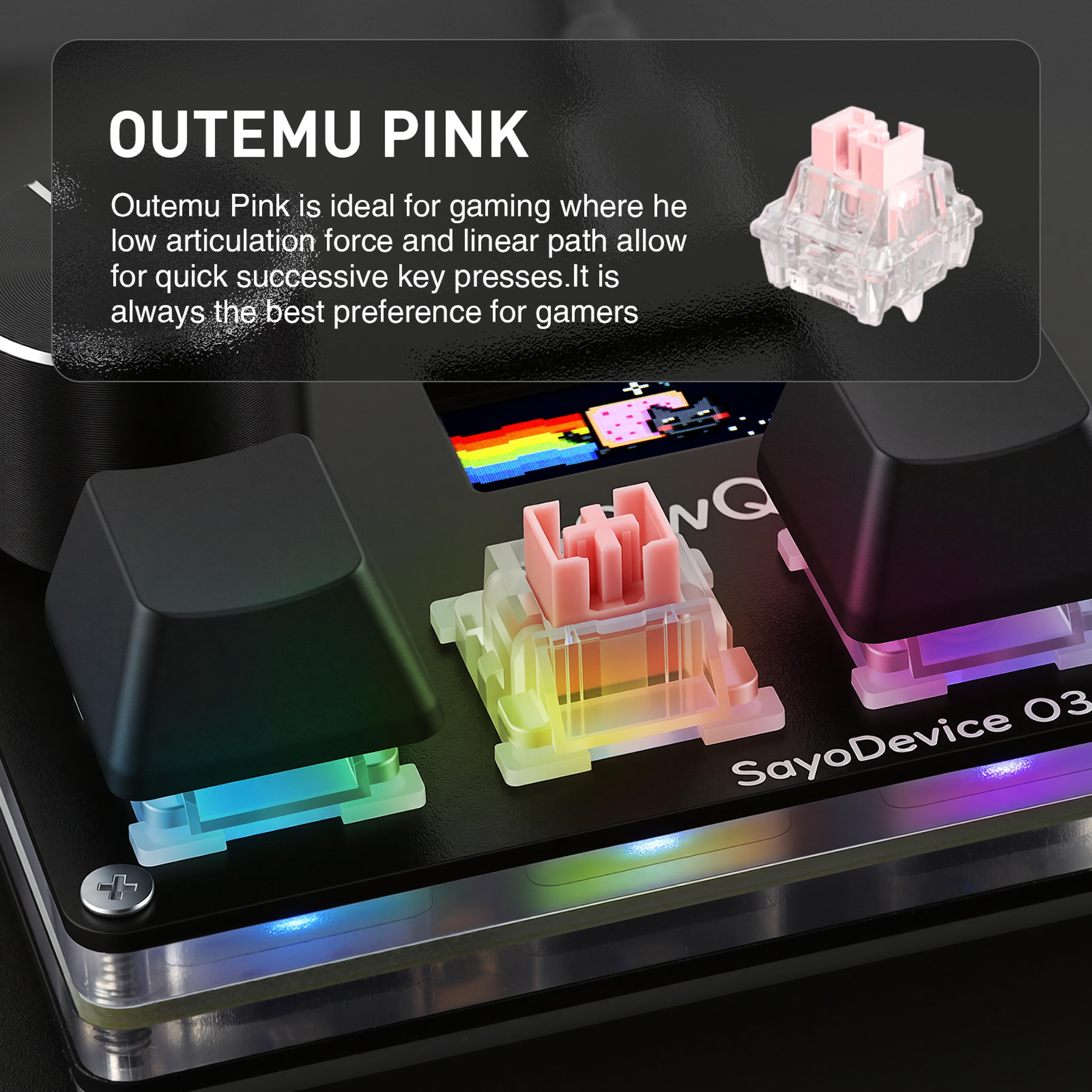 Mini Gaming Keyboard With Rapid Trigger Hall Switches RGB Backlight And USB Connection 5