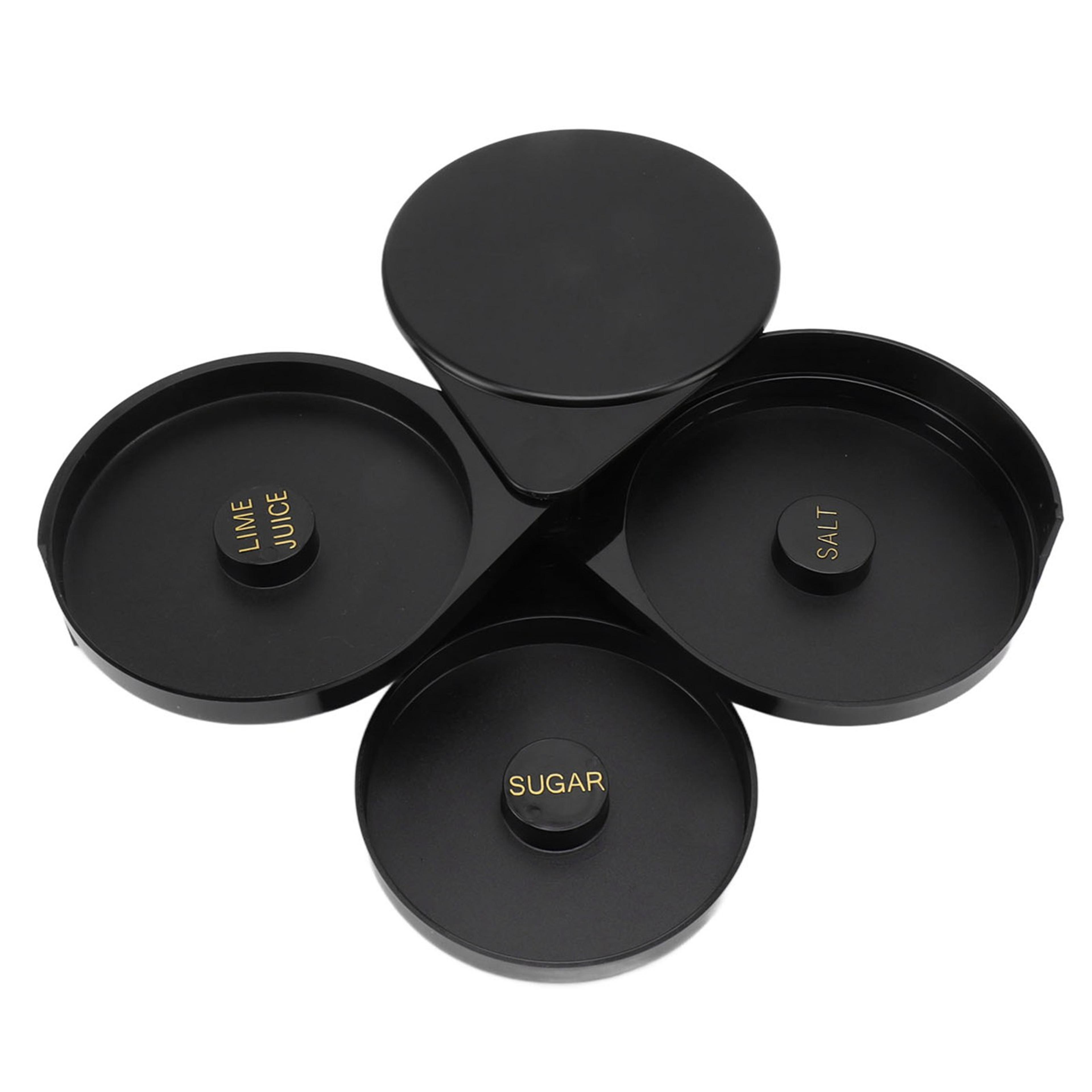 3 tier bar glass rimmer – salt and sugar cocktail rim holder for bartenders