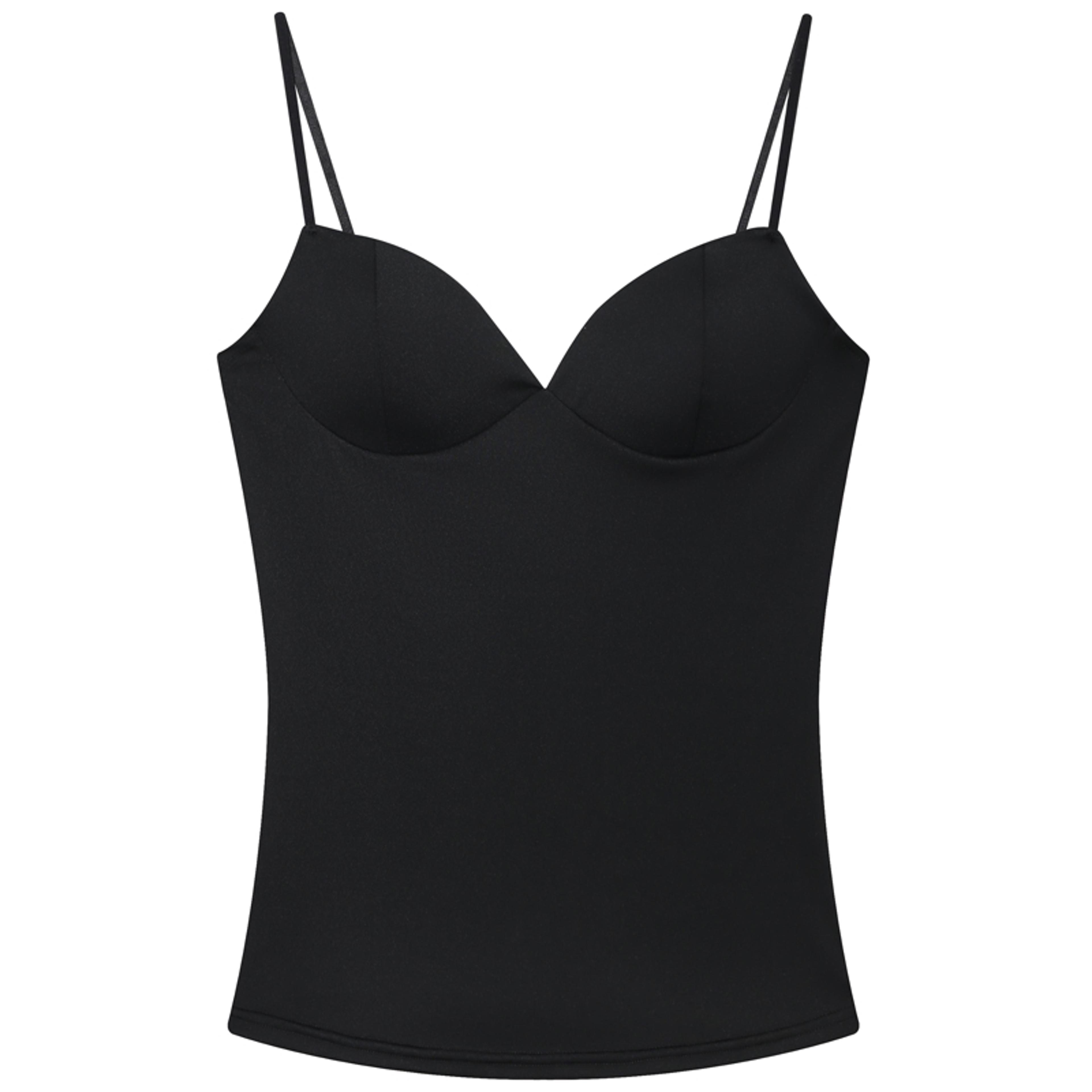 women's backless camisole top – sleeveless high-stretch cropped bustier
