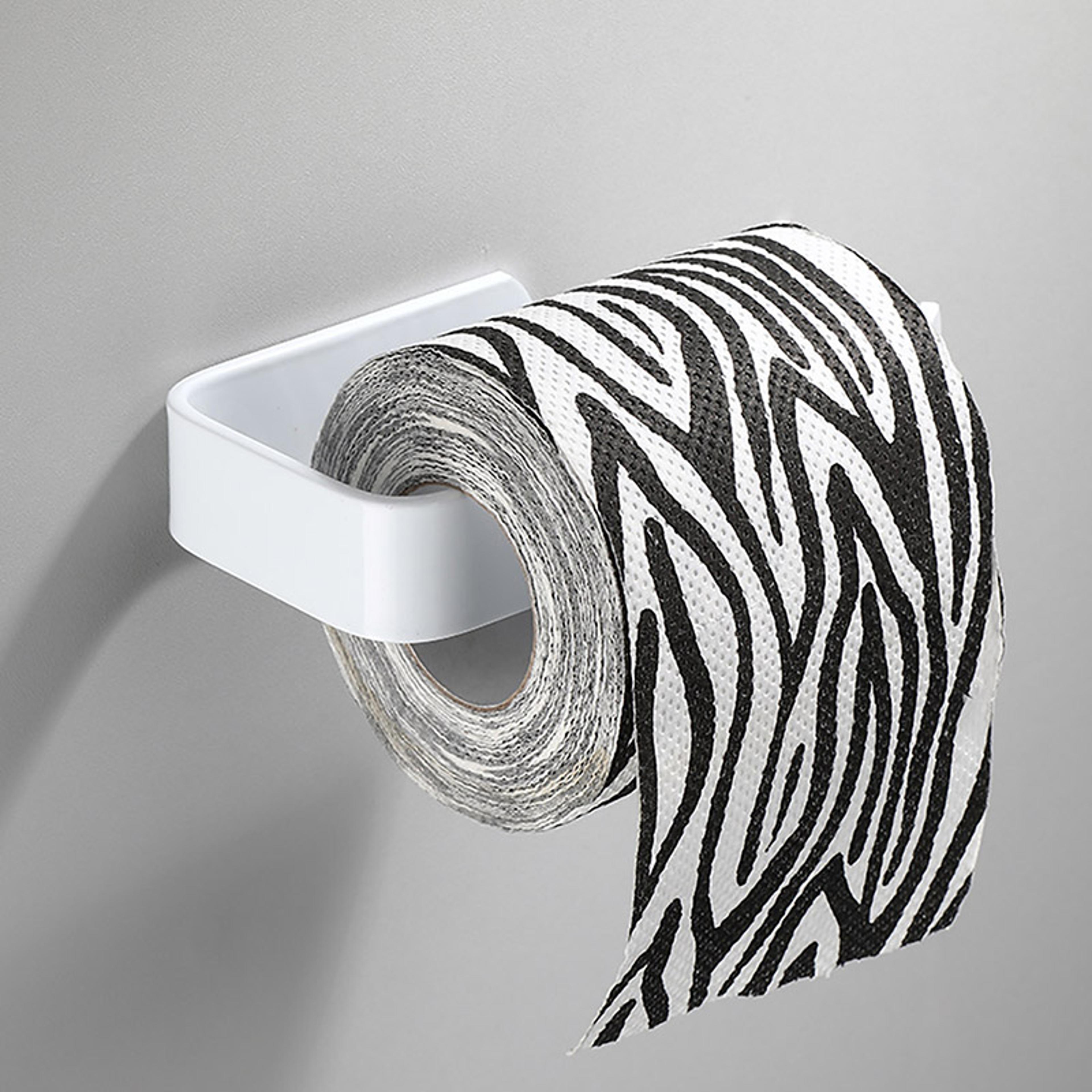 adhesive paper towel holder – wall mounted kitchen and bathroom roll dispenser