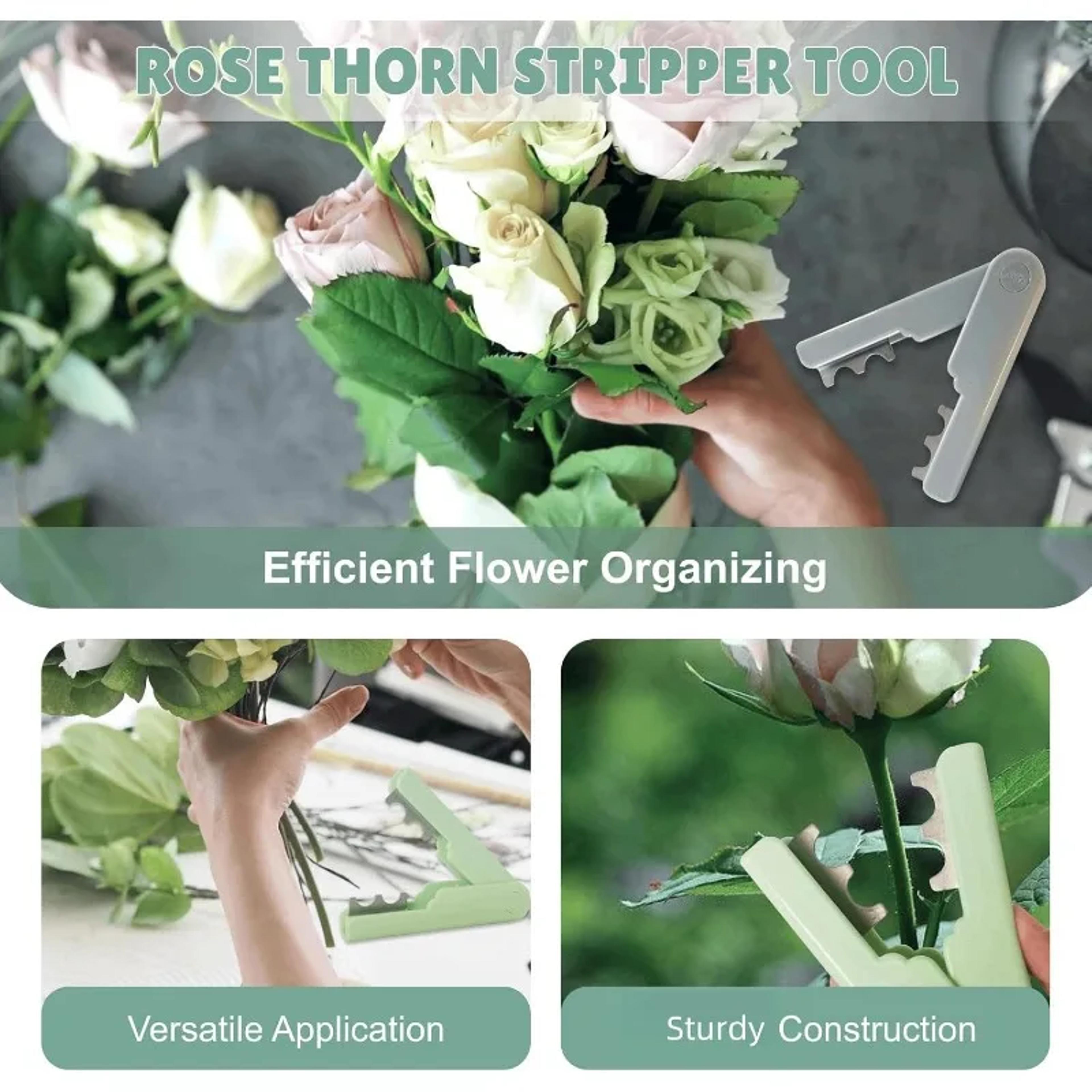 Rose Thorn Remover  Portable Flower Stem And Leaf Stripper For Gardening And Florists 4