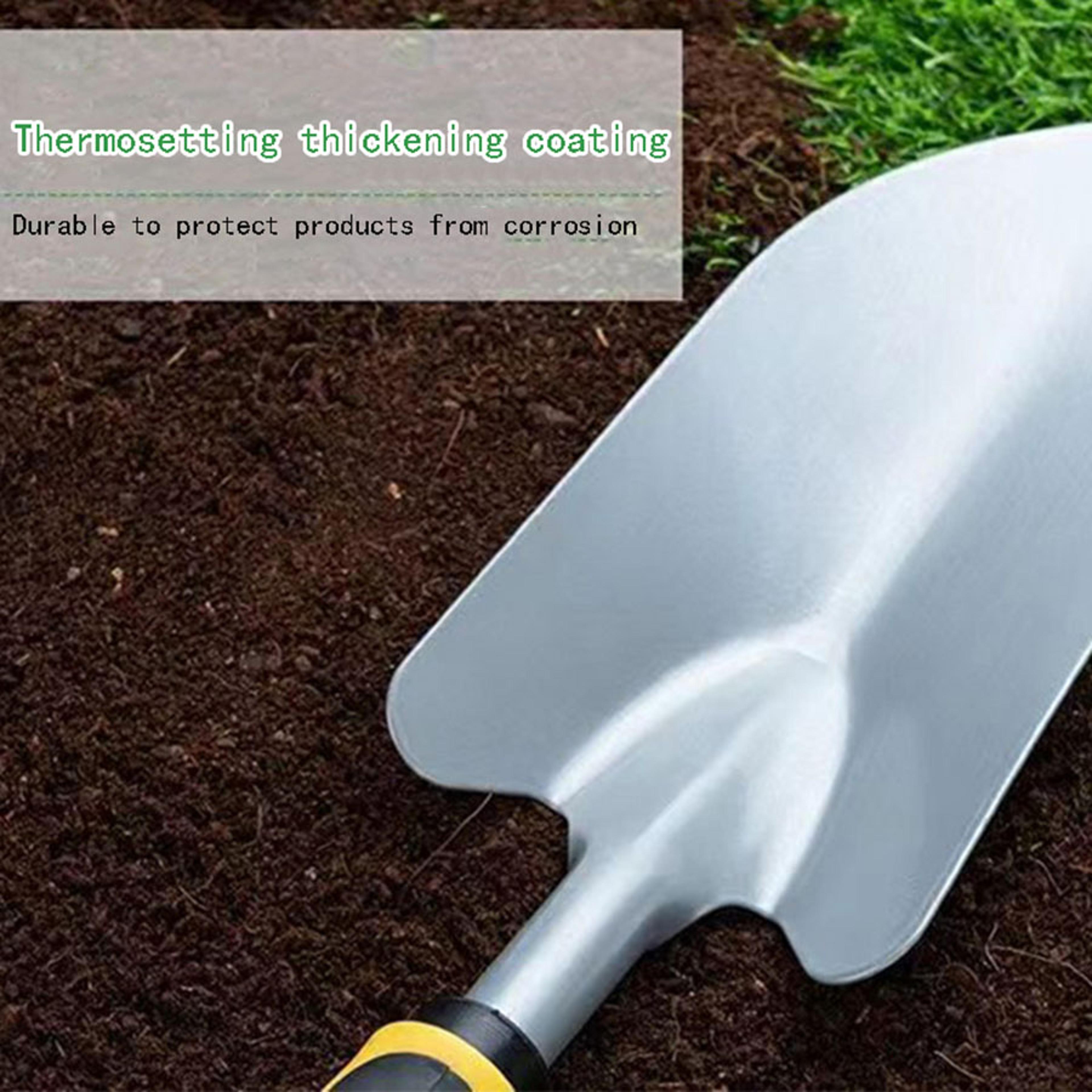 Stainless Steel Garden Hoe And Spade  Handheld Digging And Weeding Tool 2