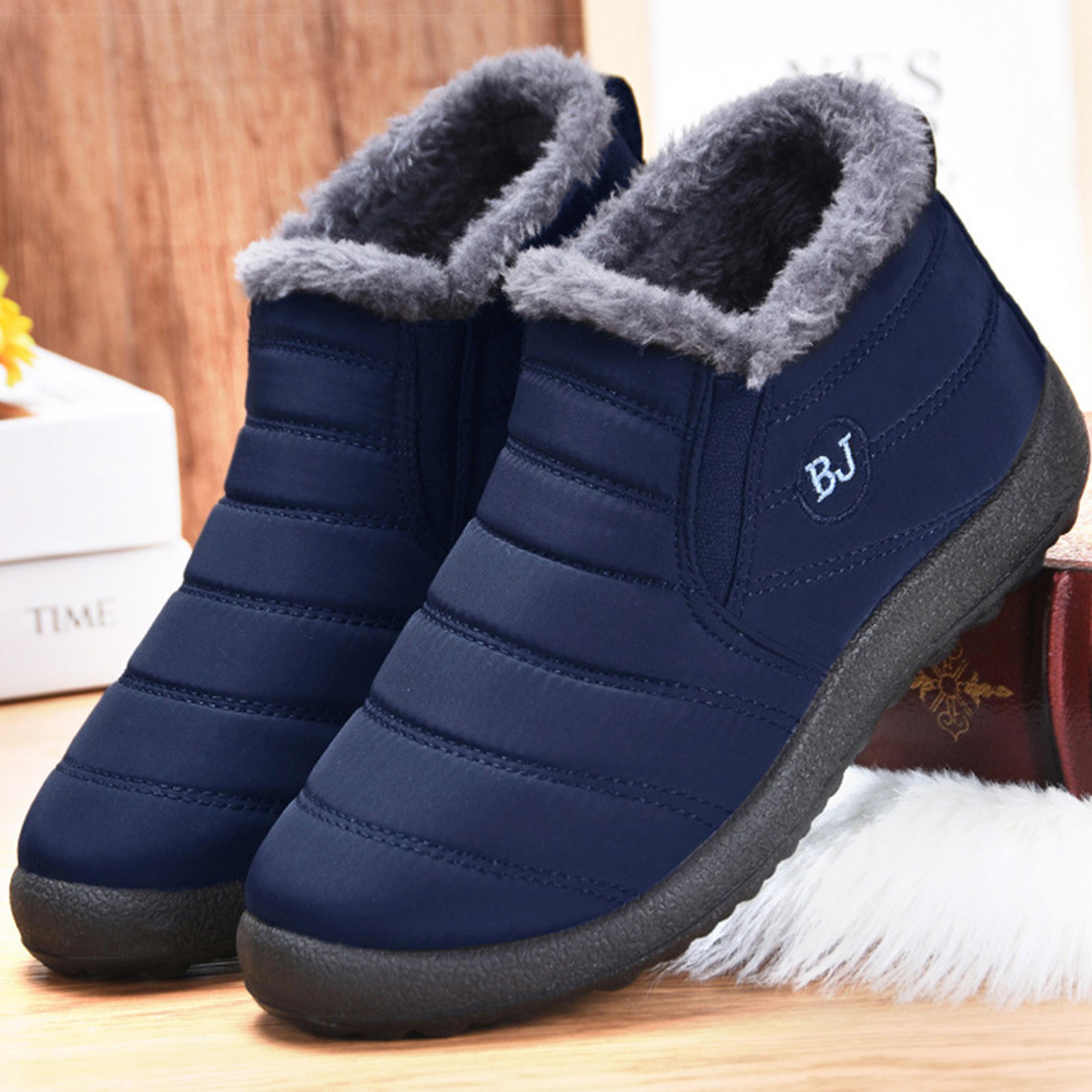 Womens Waterproof Winter Snow Boots With Plush Lining And SlipOn Design 5