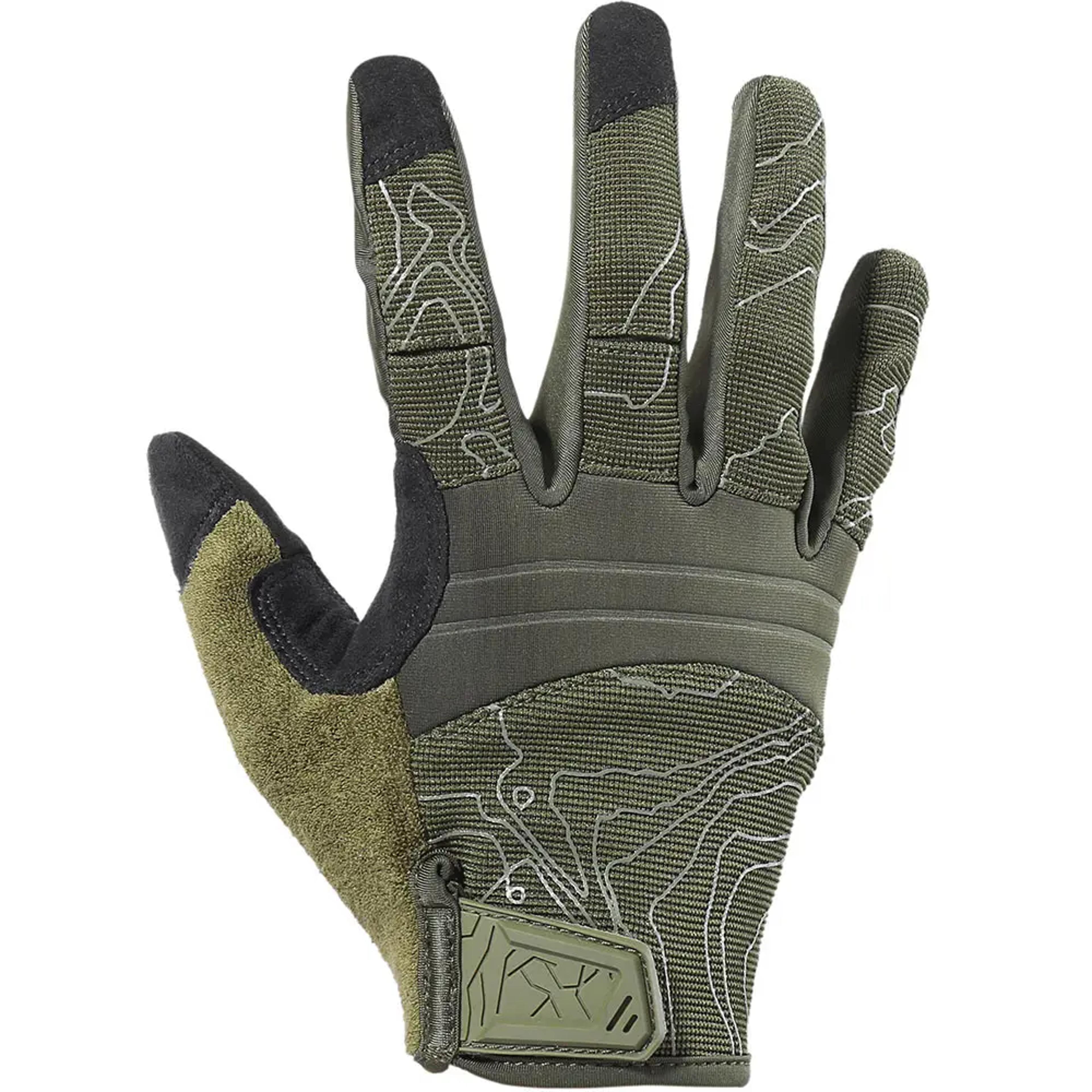 full finger touchscreen cycling gloves with non-slip grip and shock absorption