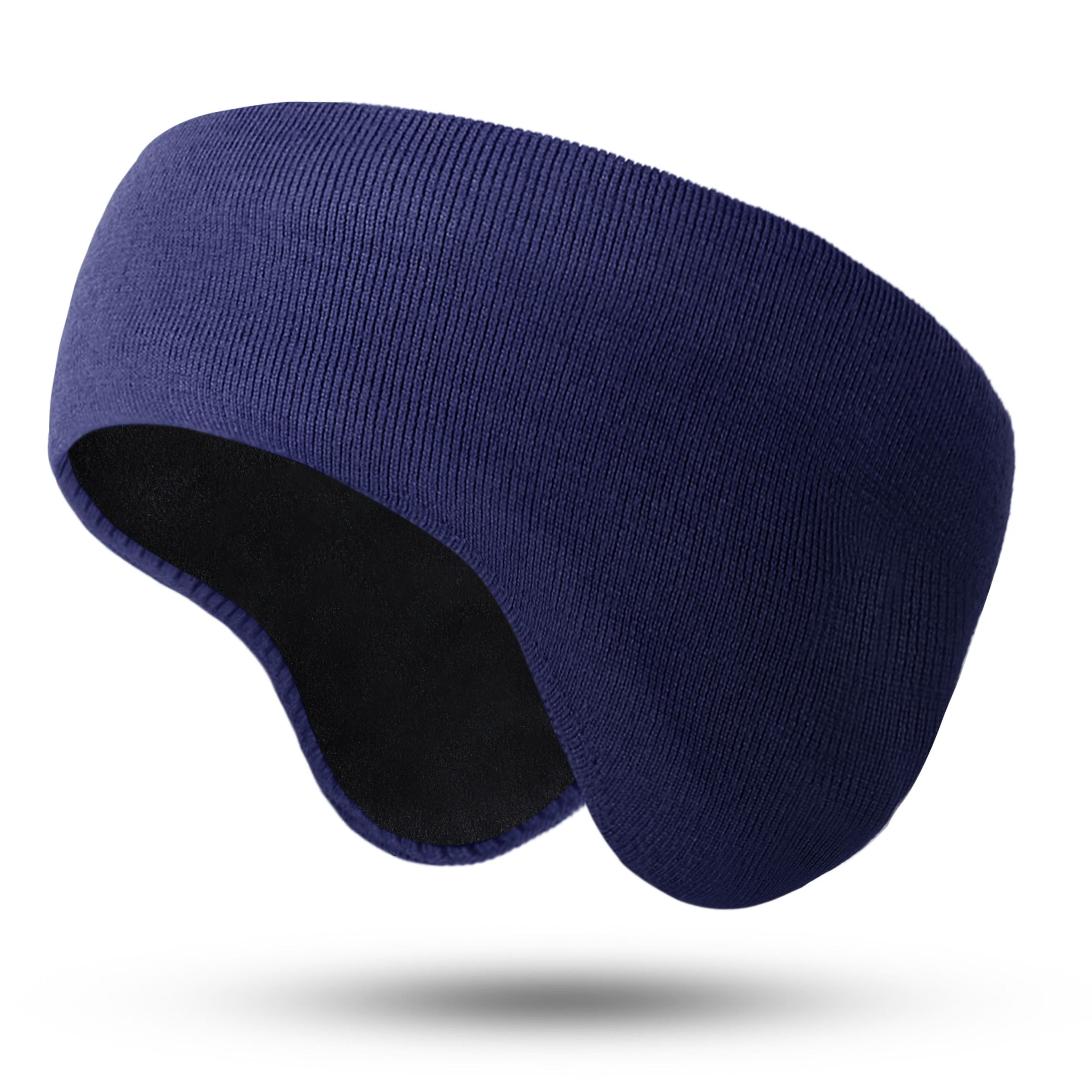 winter thermal headband double-layer knitted windproof ear warmer for sports