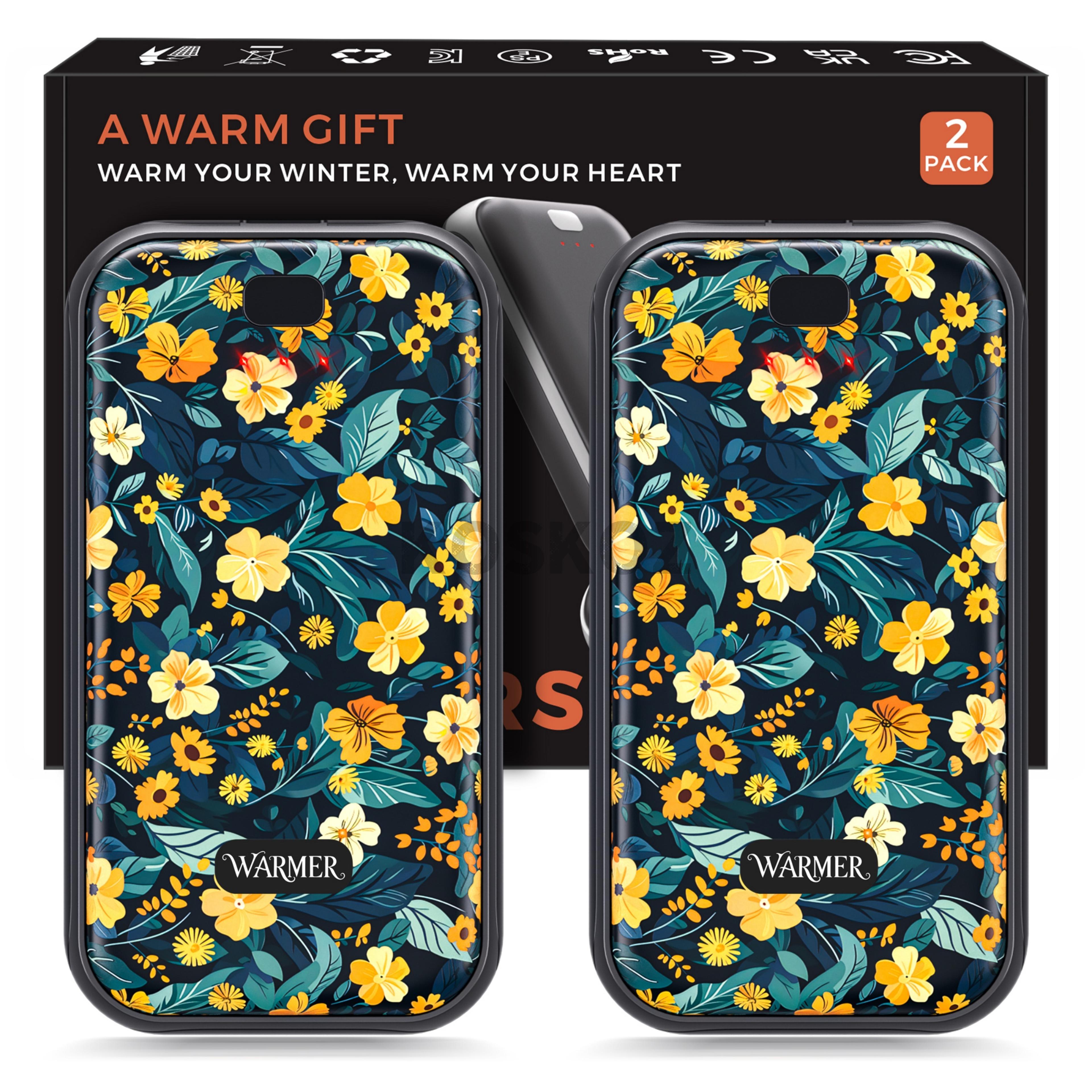 Rechargeable Electric Hand Warmers 2Pack With USBC Charging And 3 Heat Settings 11