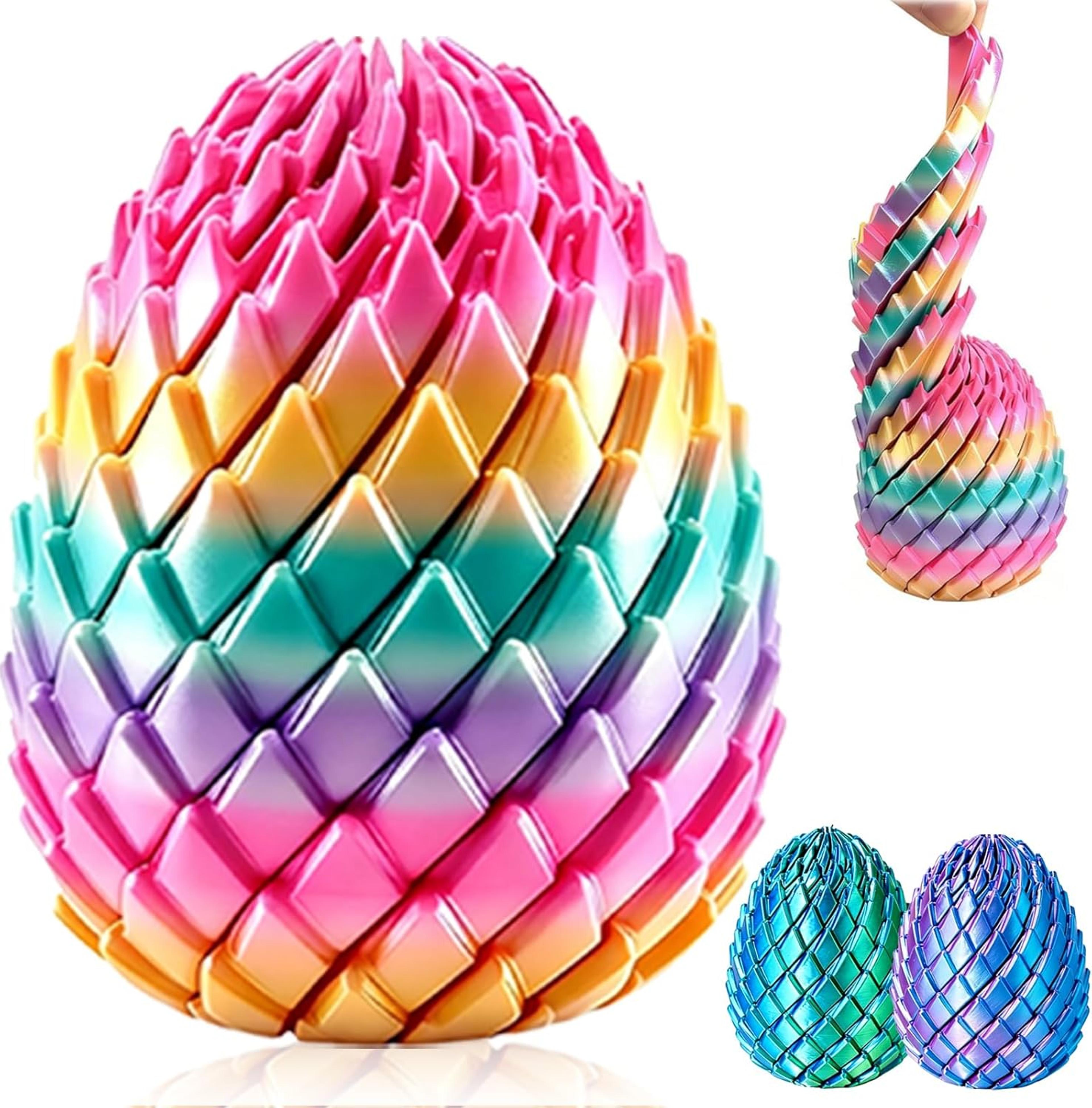twisty fidget egg 3d printed sensory toy for stress relief and desk play