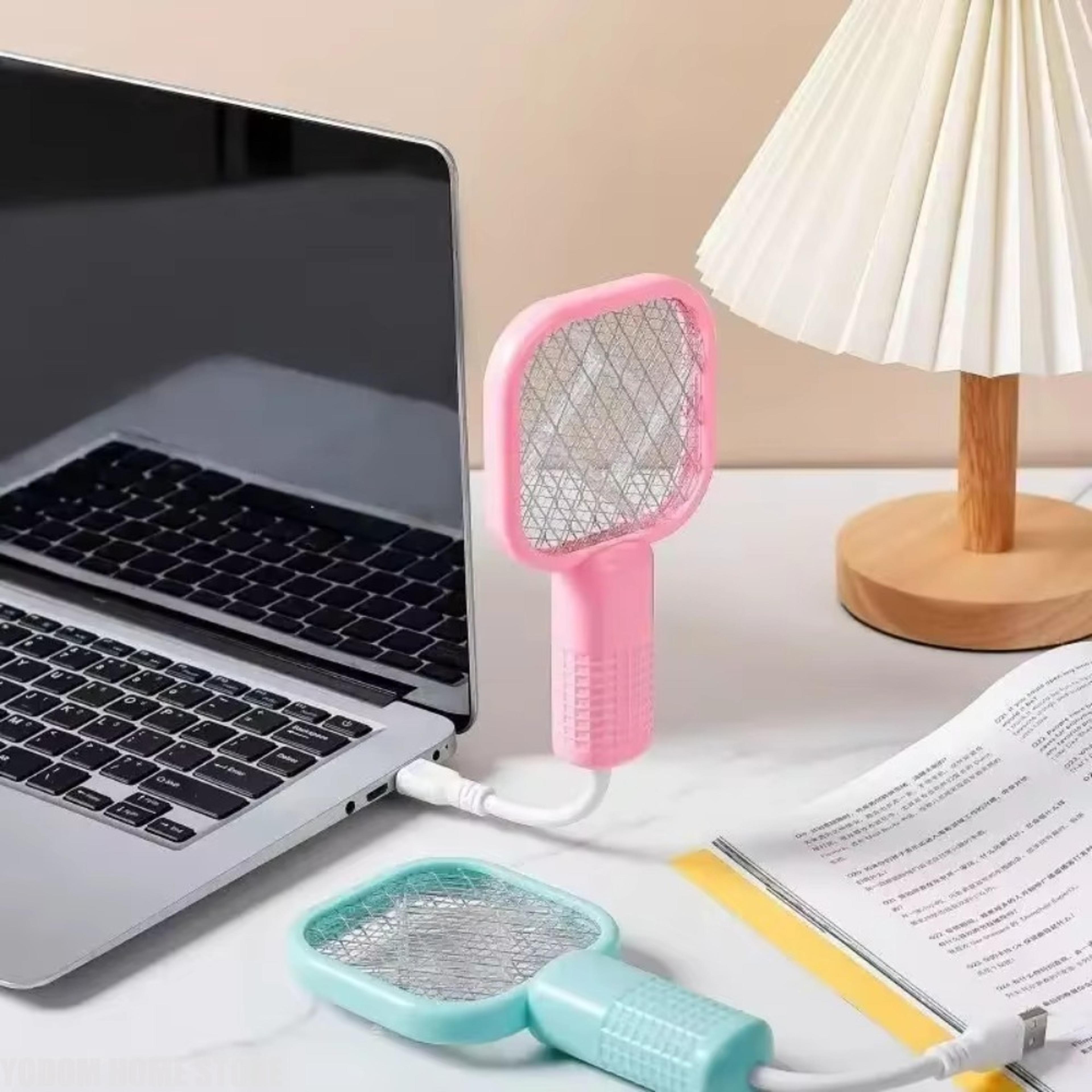 2in1 USB Mosquito Killer Lamp And Electric Swatter With Purple Light 2