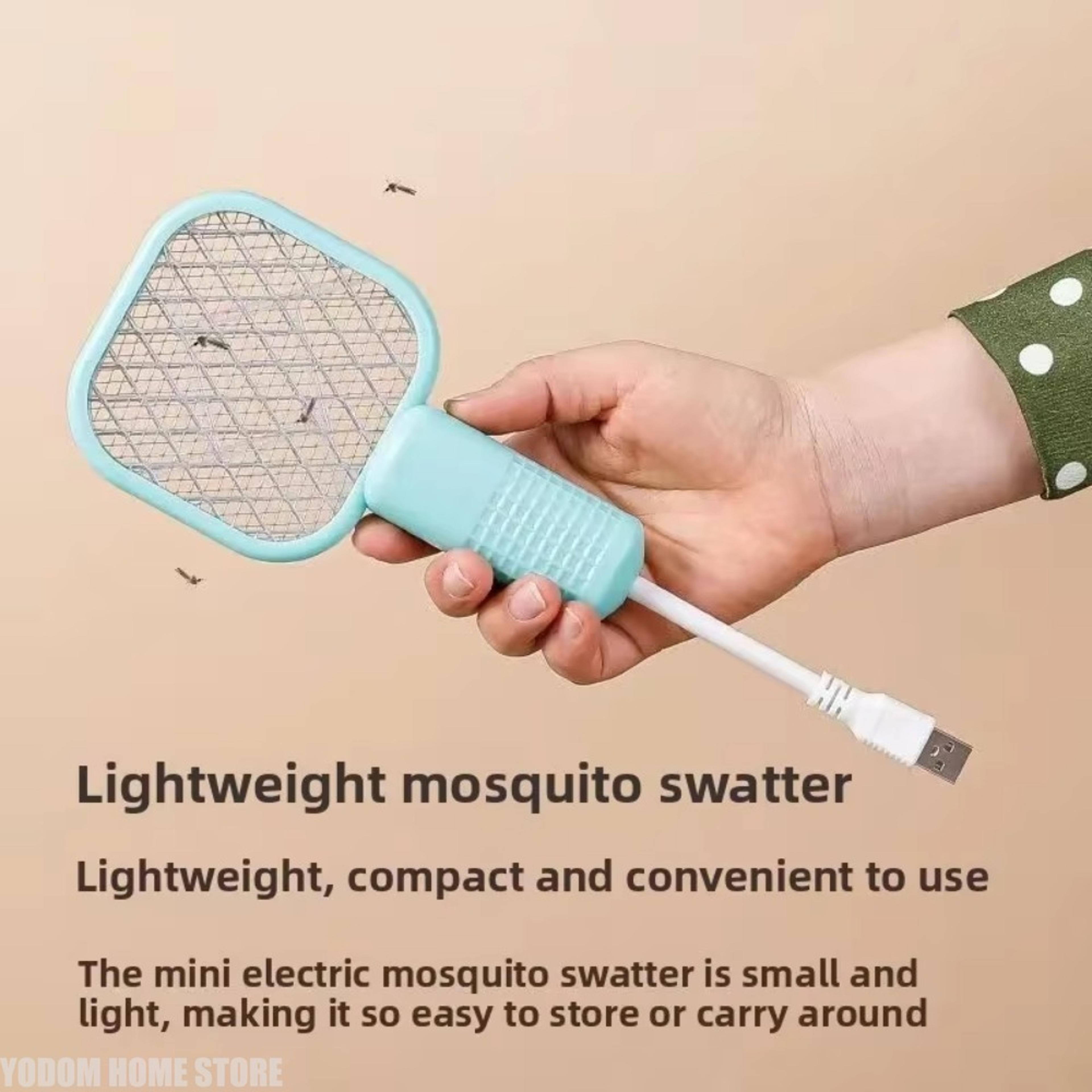 2in1 USB Mosquito Killer Lamp And Electric Swatter With Purple Light 4
