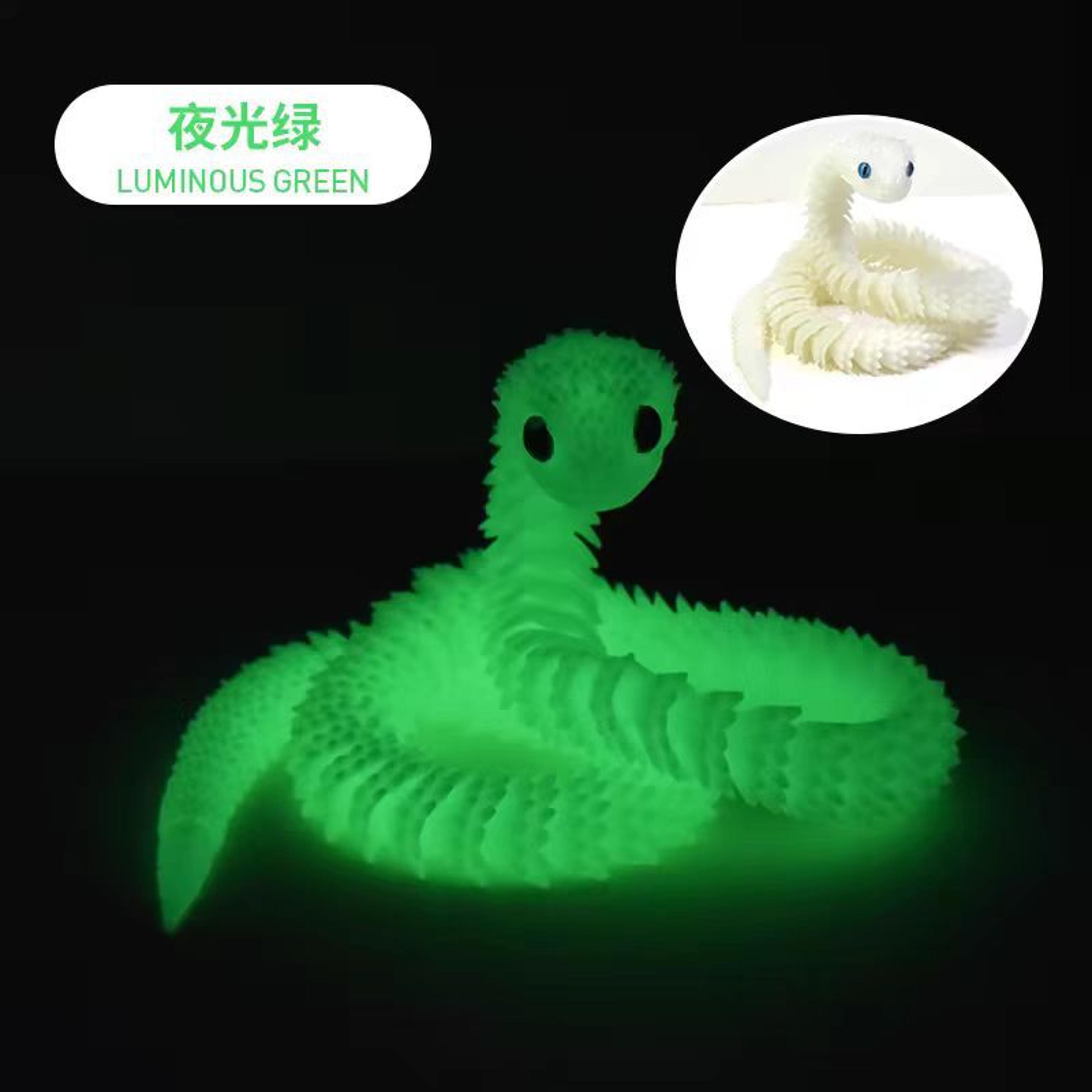 3D Printed Snake Fidget Toy With Movable Joints And Realistic Design 11