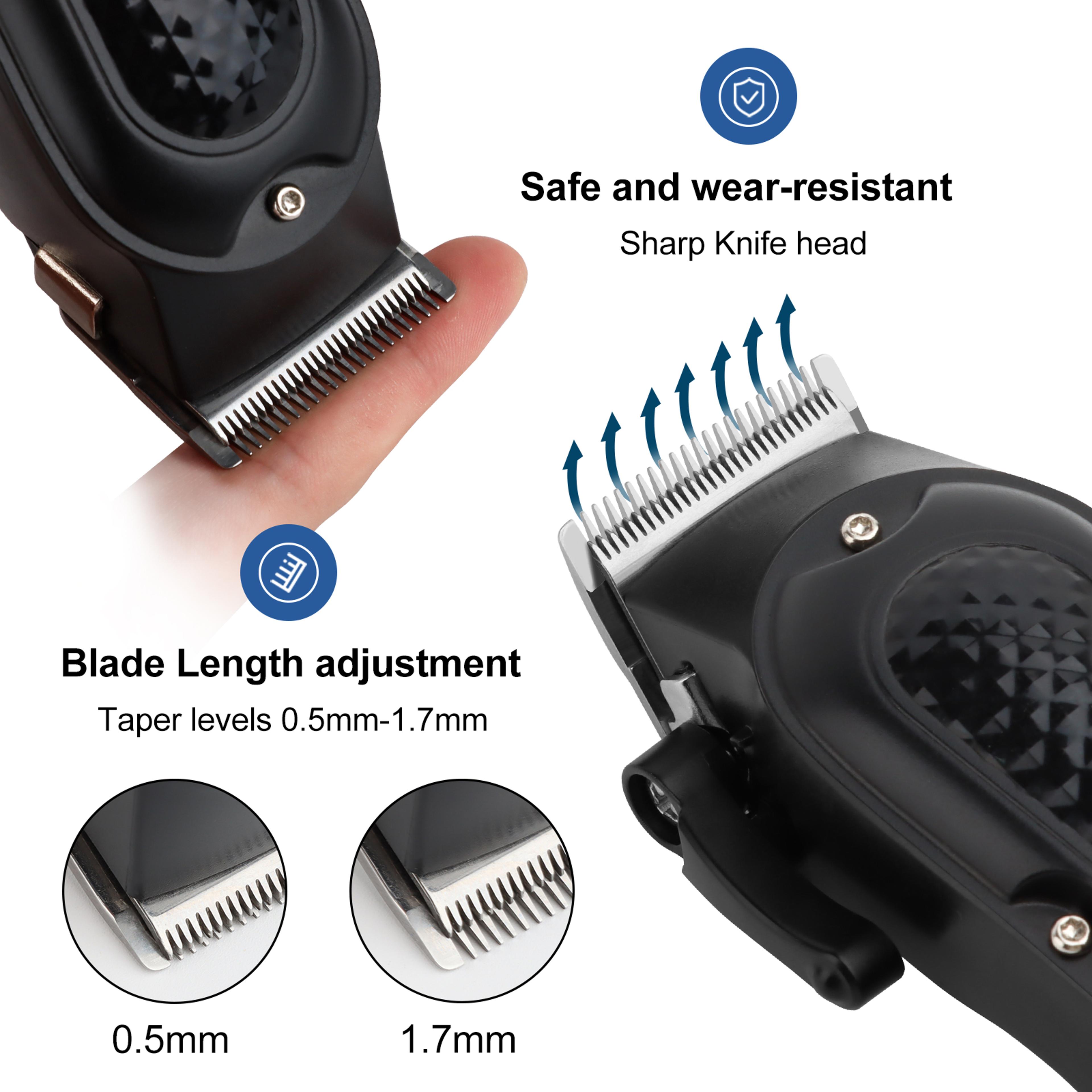 Cordless Hair Clipper And Trimmer With LCD Display And Stainless Steel Blades 6