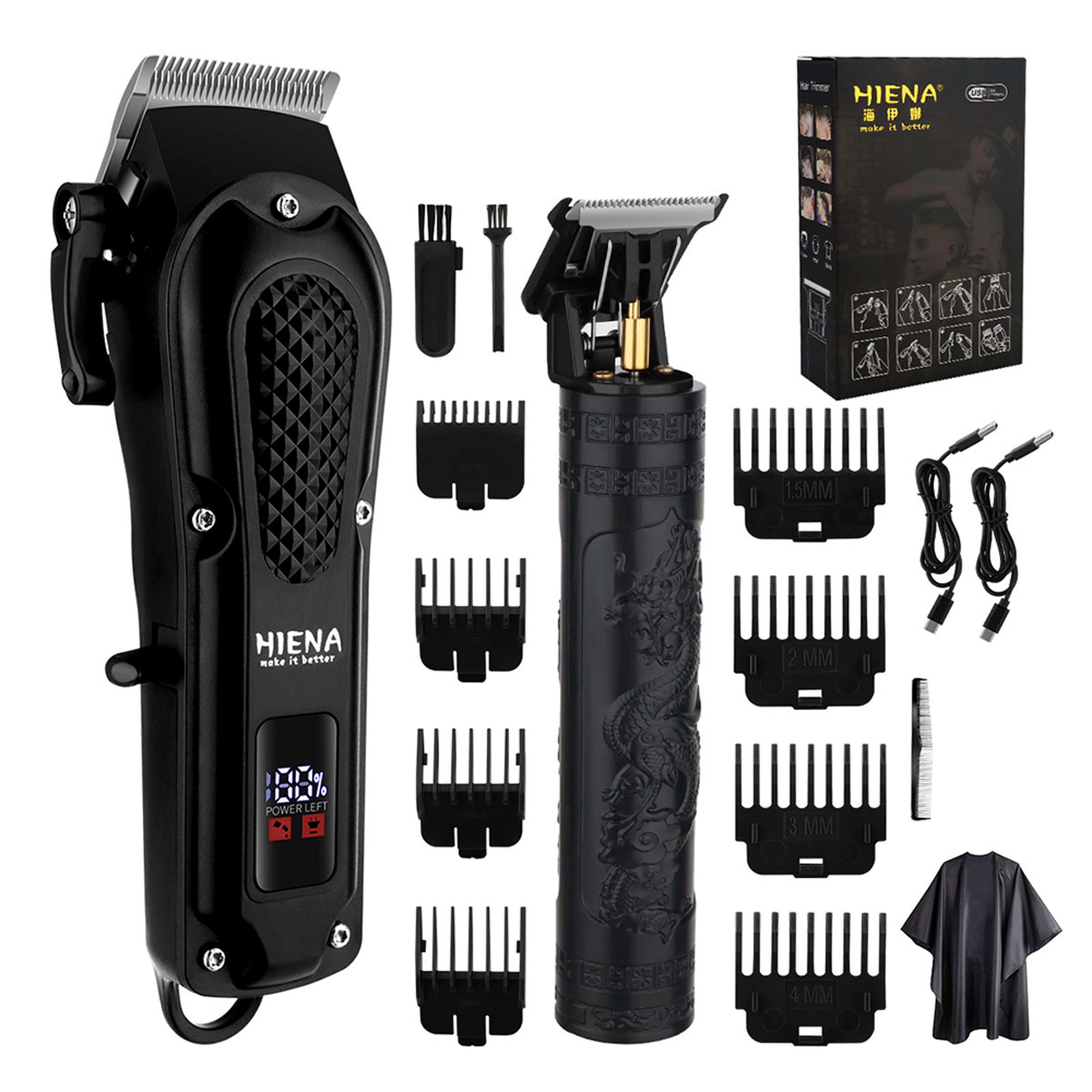 Cordless Hair Clipper And Trimmer With LCD Display And Stainless Steel Blades 10