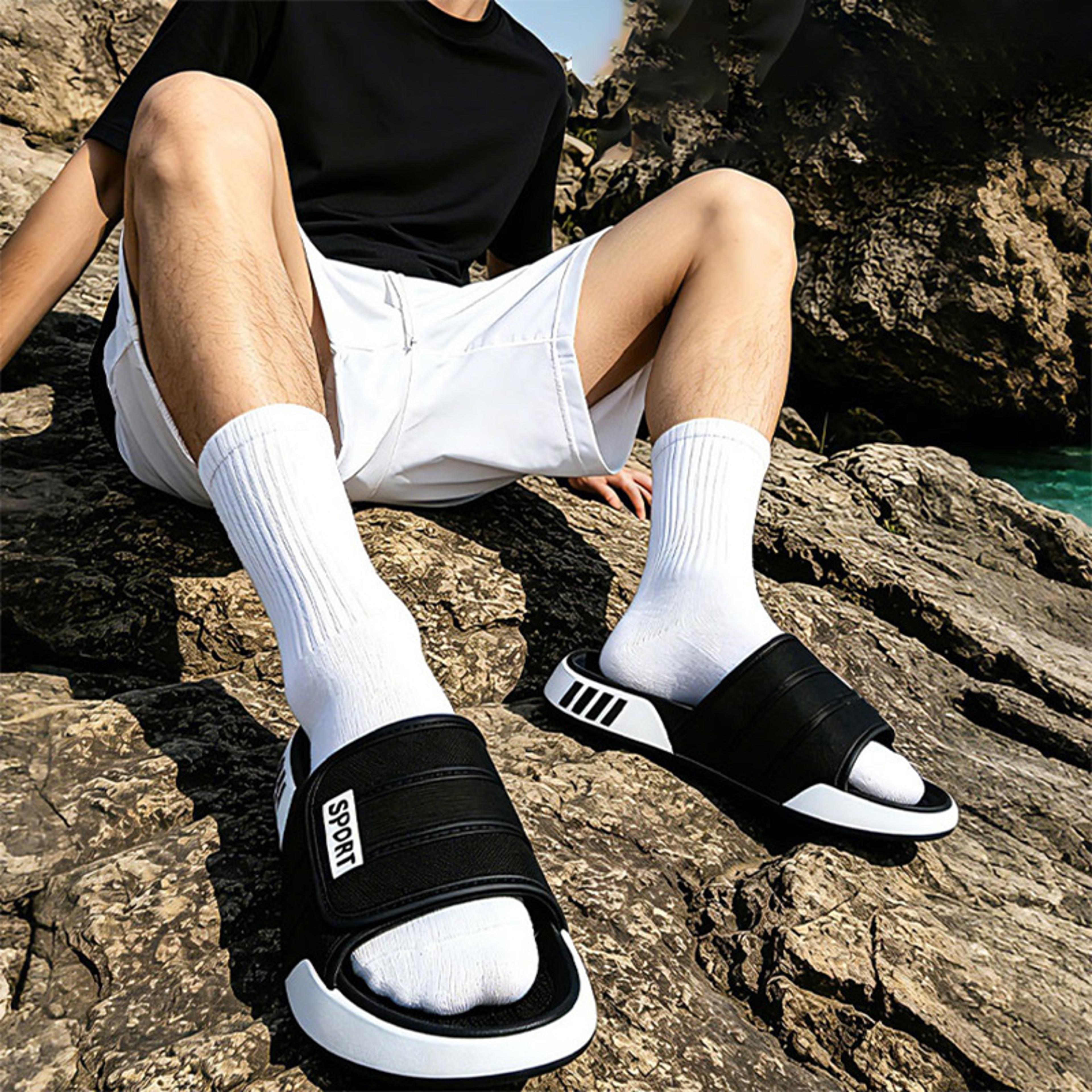 Mens Lightweight EVA NonSlip Summer Slippers With Soft Sole 3