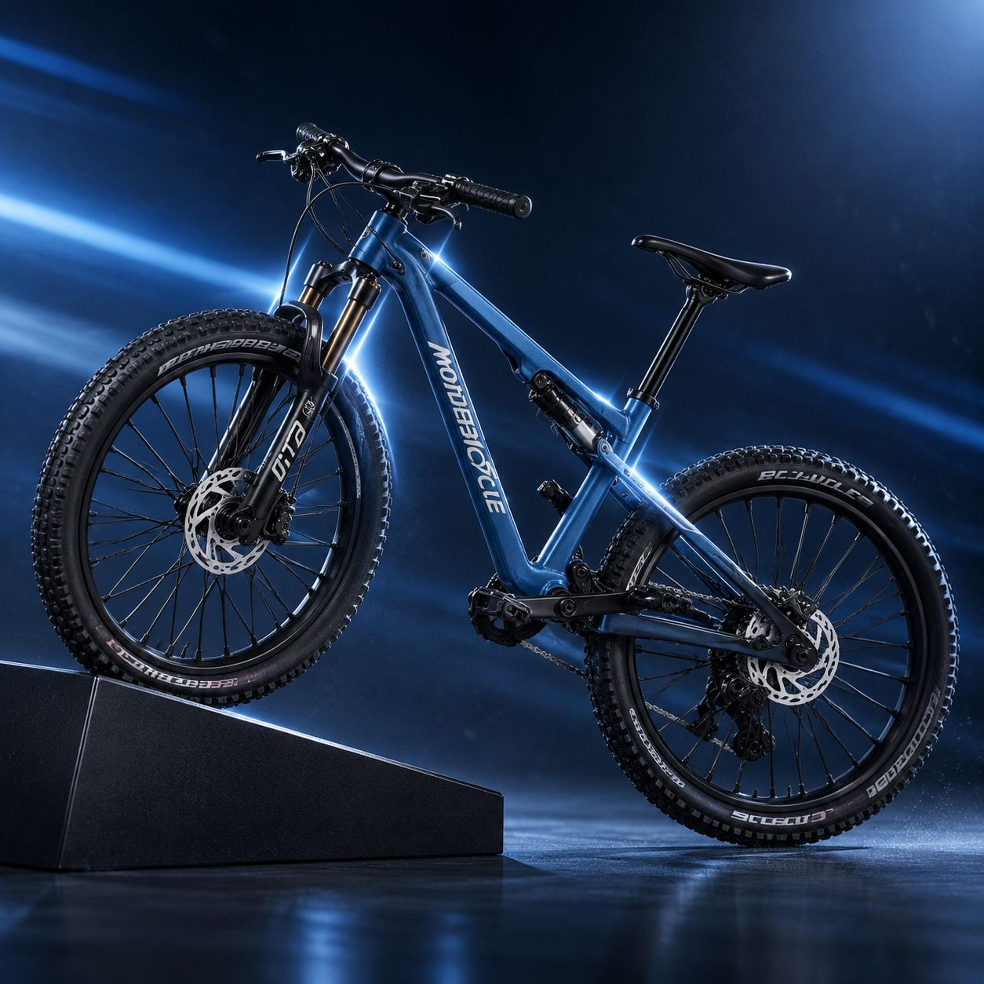 Alloy Mountain Bike Model With Working Gears And Dual Suspension 2