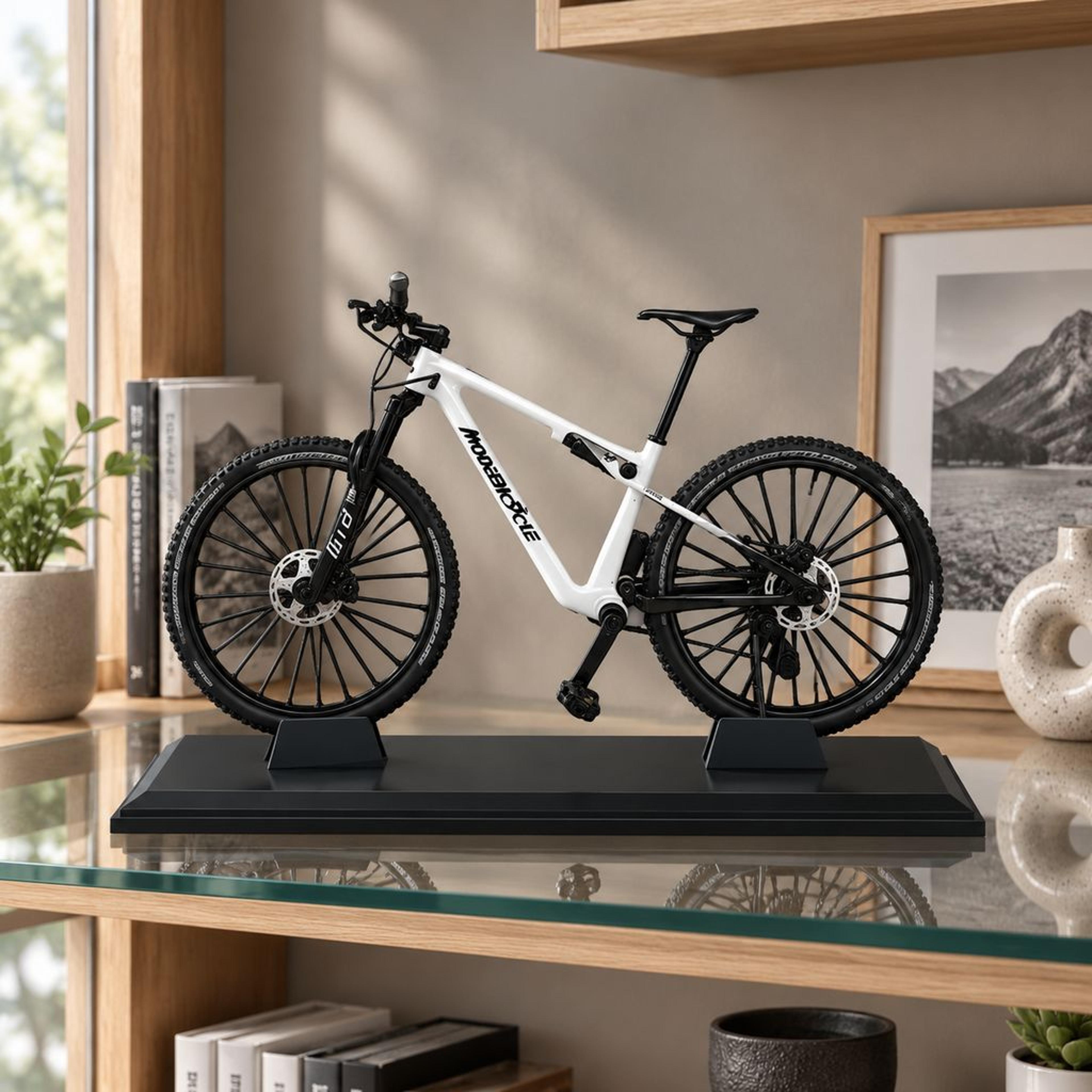 Alloy Mountain Bike Model With Working Gears And Dual Suspension 4
