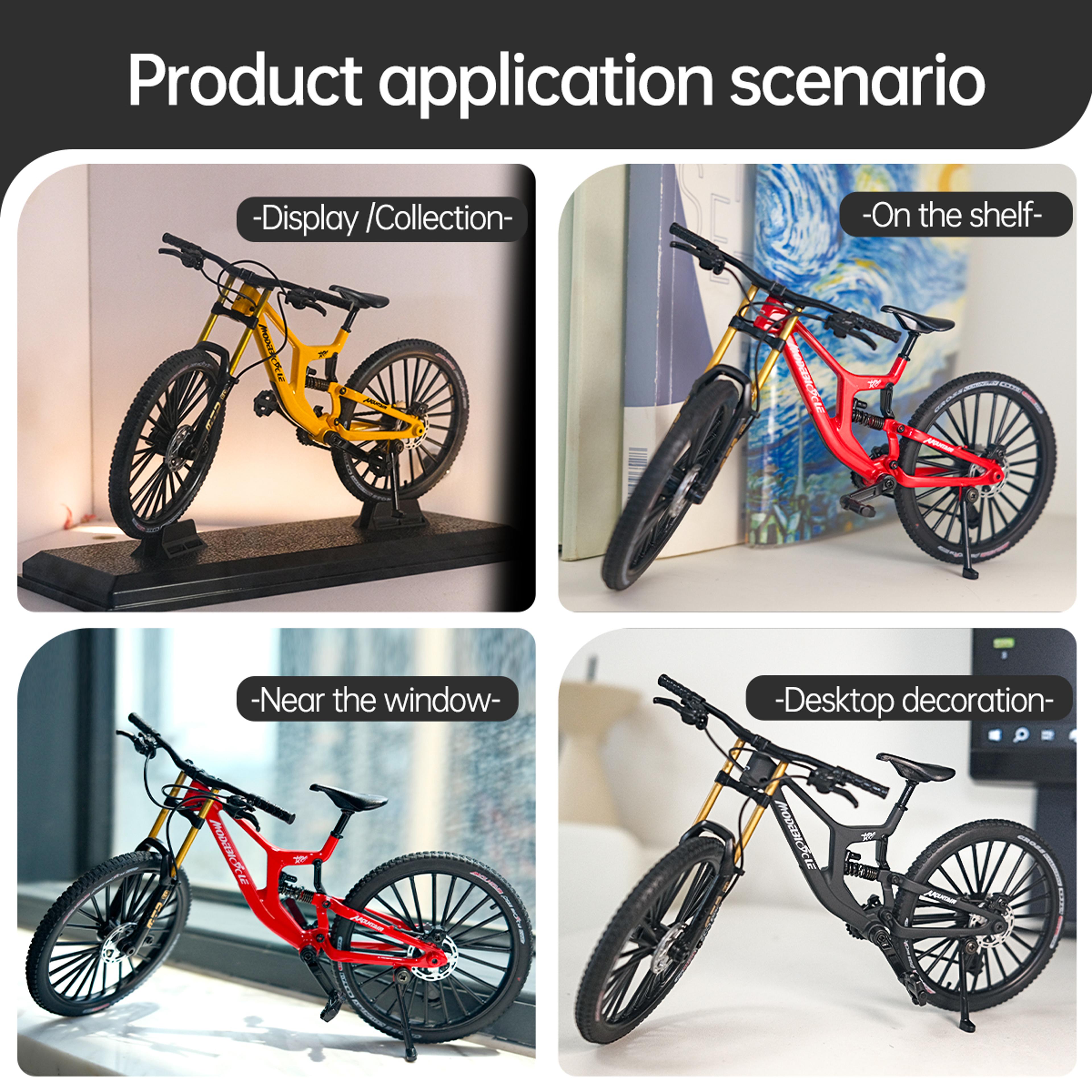 Alloy Mountain Bike Model With Working Gears And Dual Suspension 6