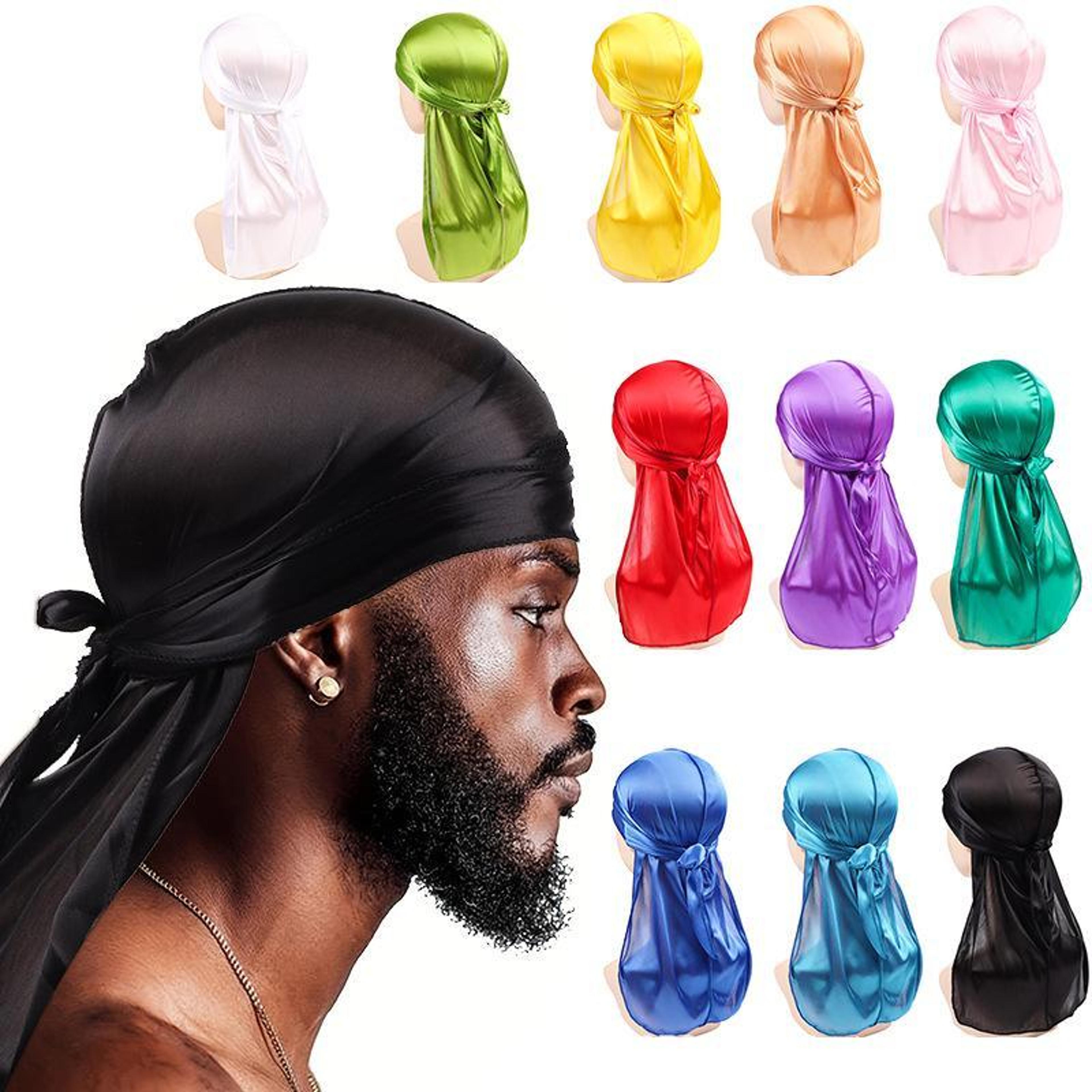 Silky Satin Durag With Extra Long Ties For 360 Waves Braids And Hair Protection 1