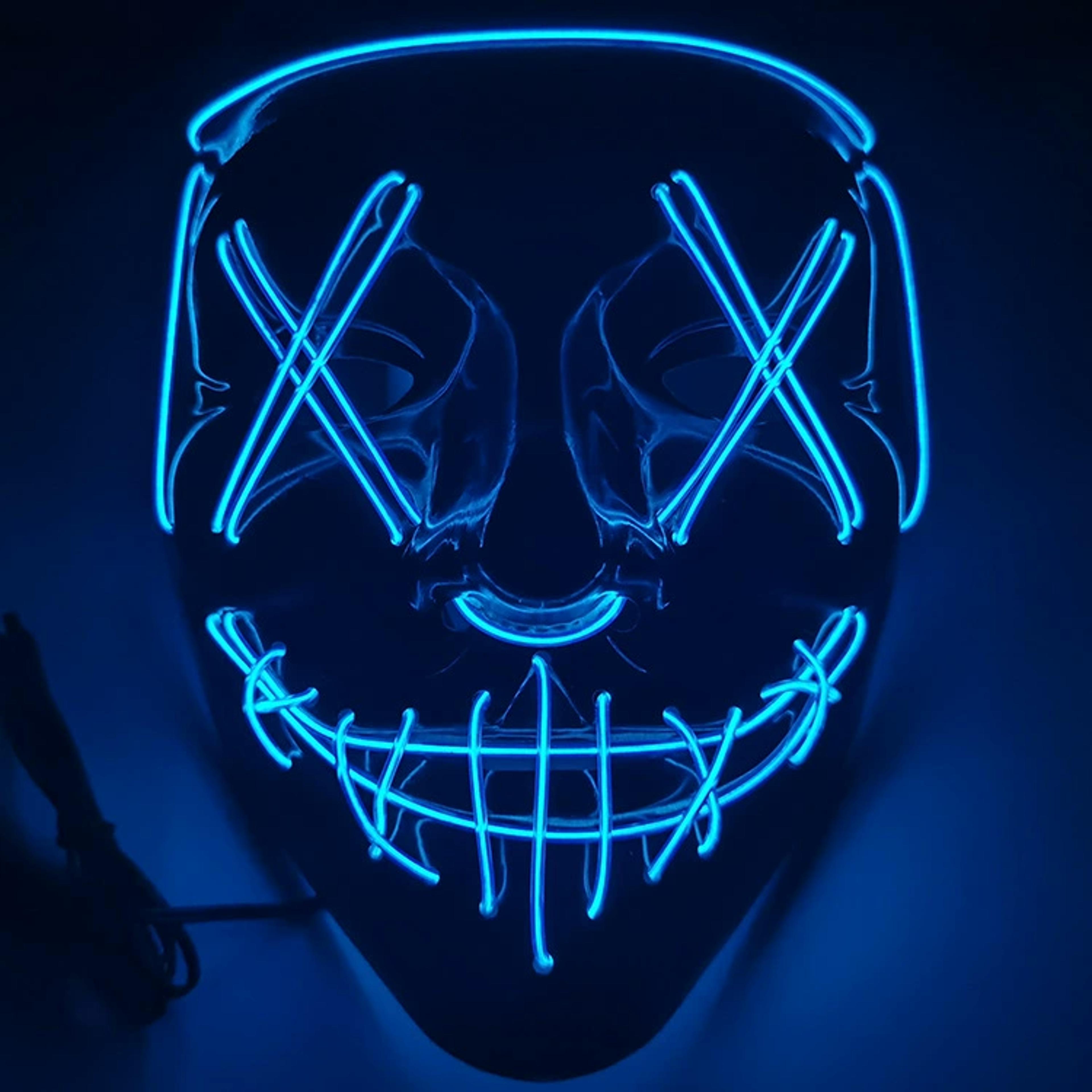 Halloween LED Light Up Horror Mask For Adult Cosplay And Costume Parties 9