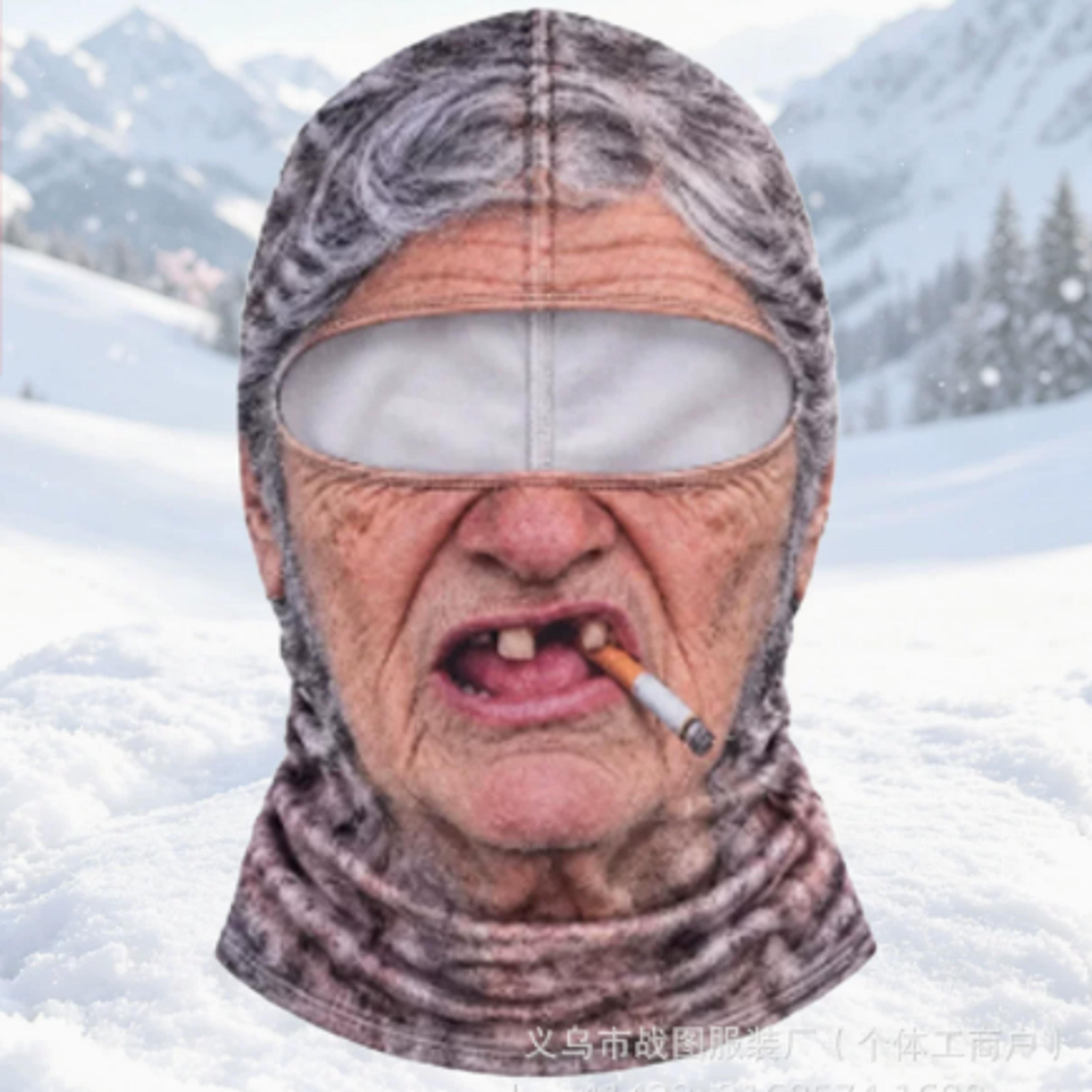 3D Funny Ski Mask Windproof Balaclava Full Face Cover For Winter And Halloween 14
