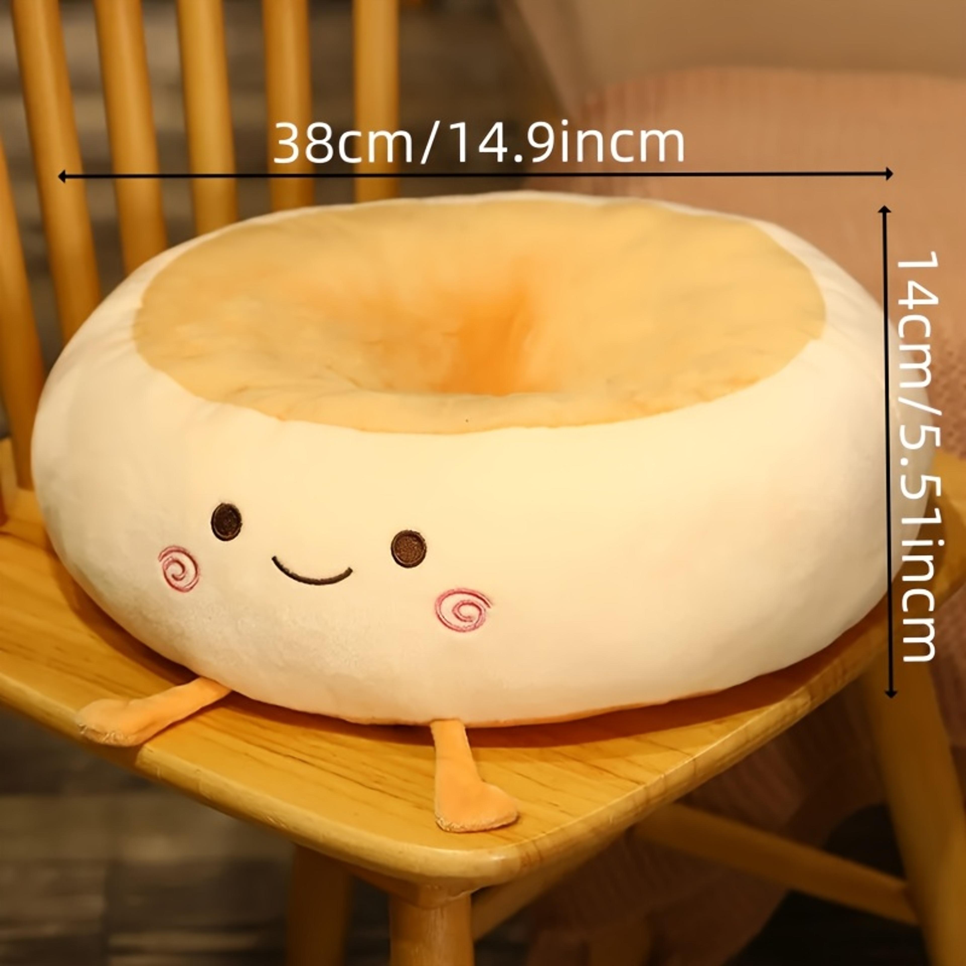 Bread Shaped Seat Cushion With Memory Foam For Chair And Back Support 4