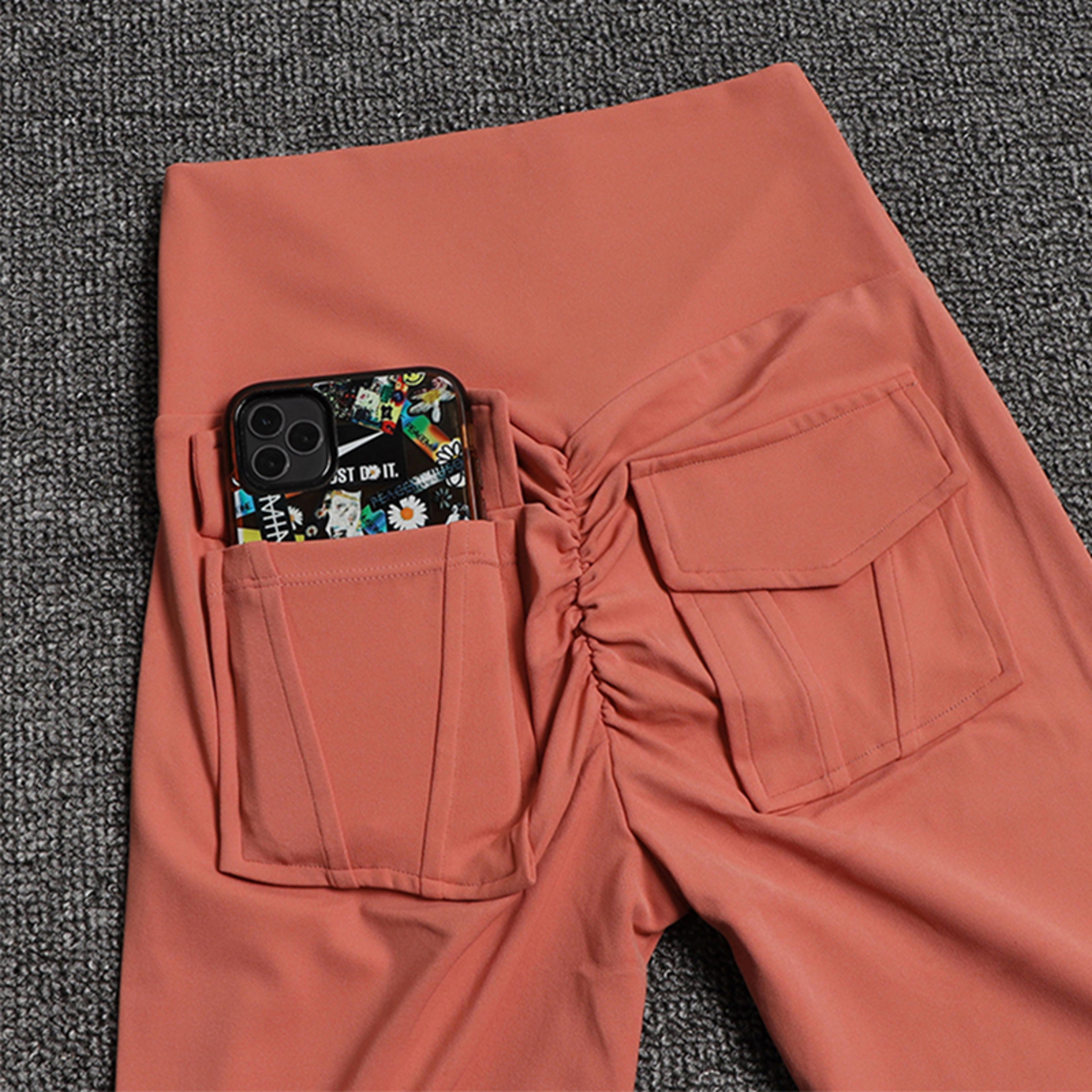 Womens High Waisted Yoga Leggings With Pockets And Booty Lifting Design 5