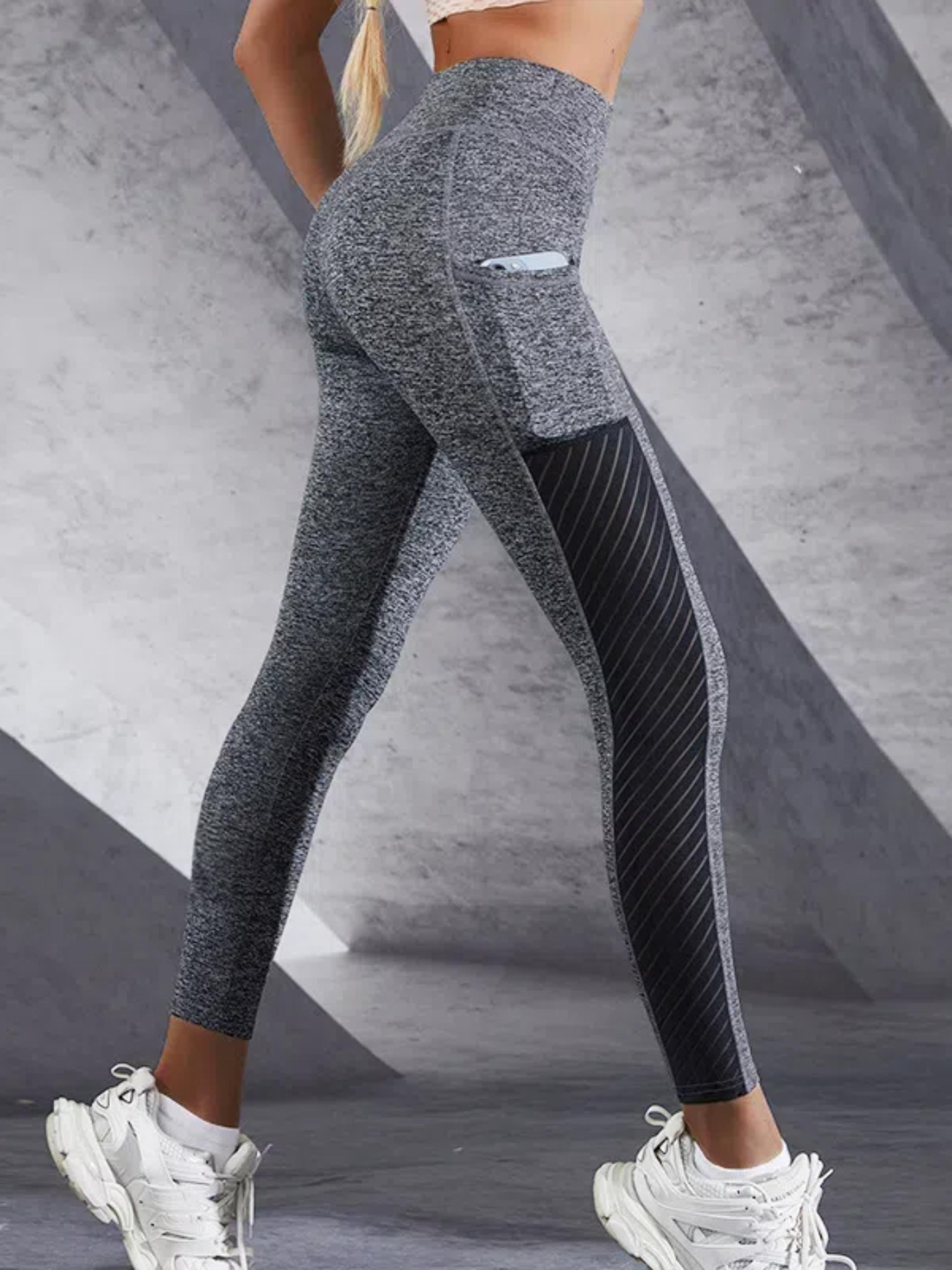 Womens High Waisted Ankle Length Leggings With Stretch Fabric For Fitness And Casual Wear 1
